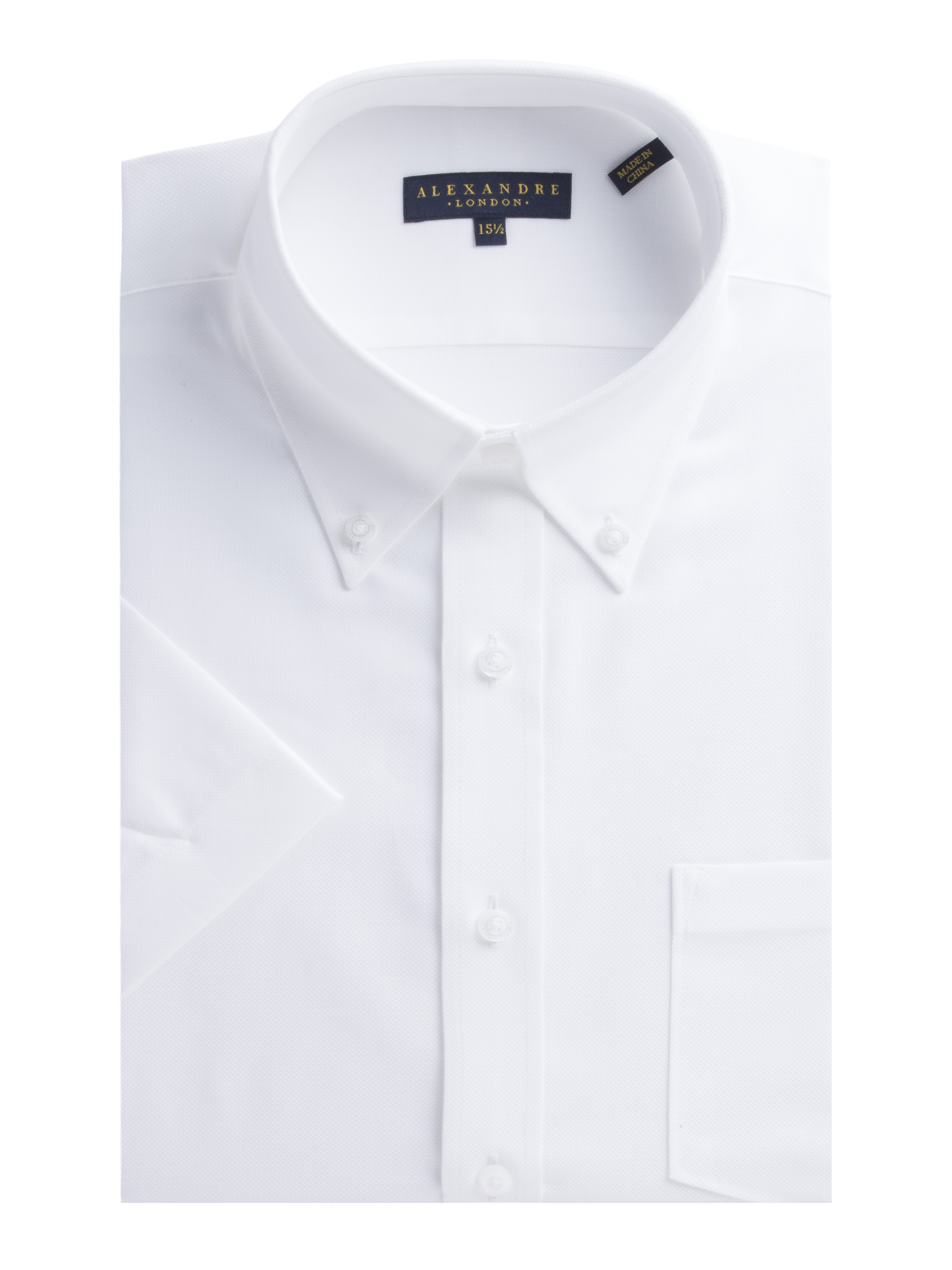 White Oxford Short Sleeve Shirt