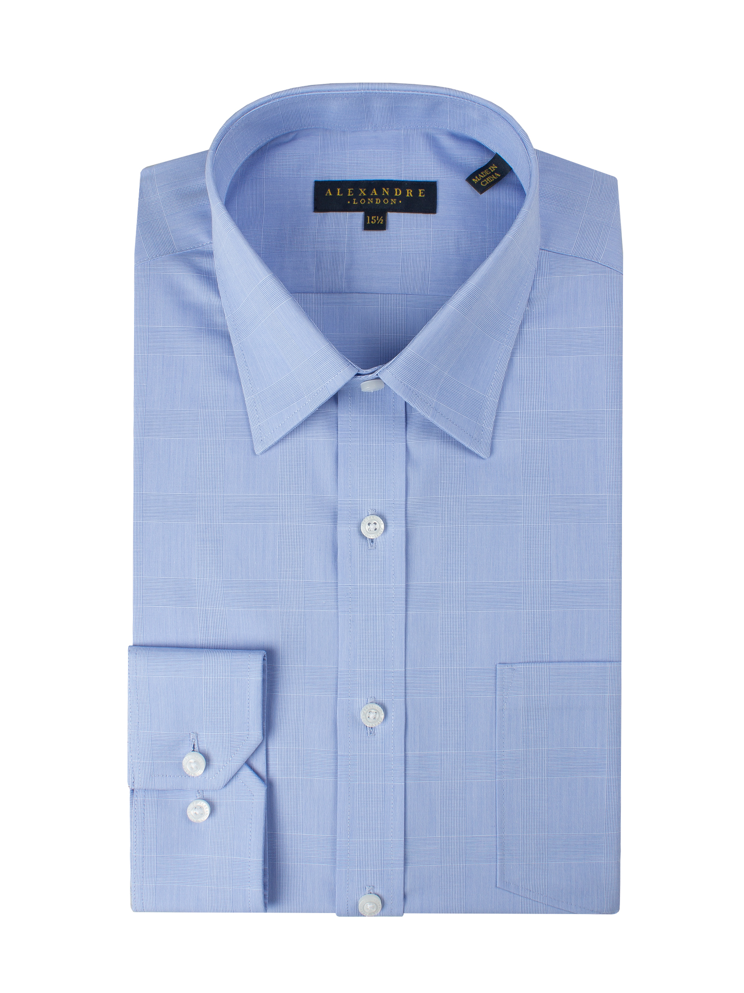 Blue Prince of Wales Check Shirt