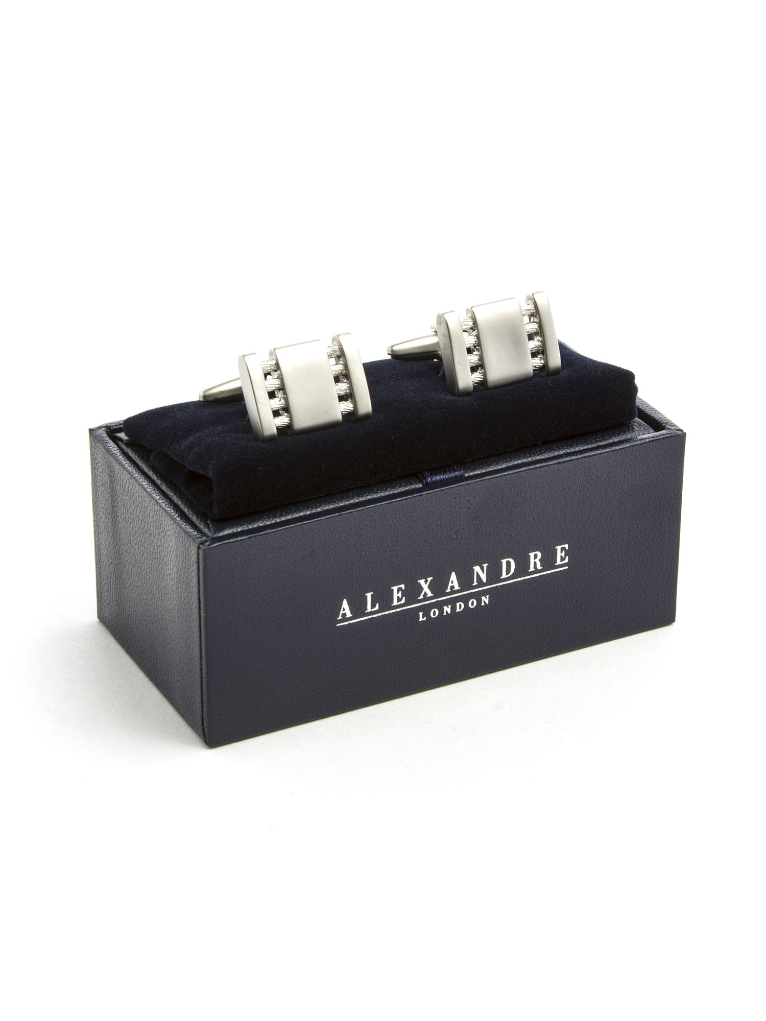 MENS WATCH LINK STYLED CUFFLINK SET