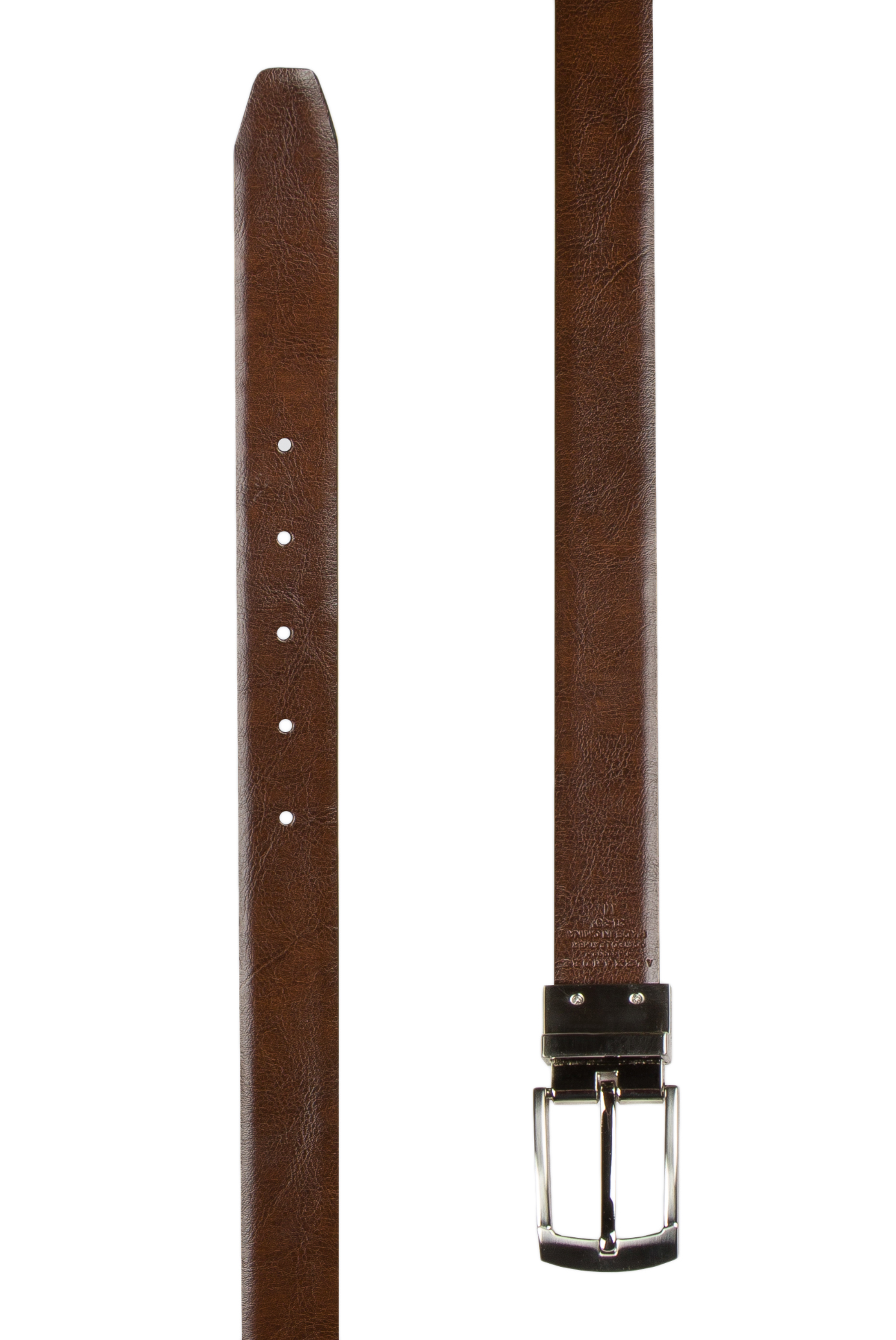 Black and Brown Leather Reversible Belt