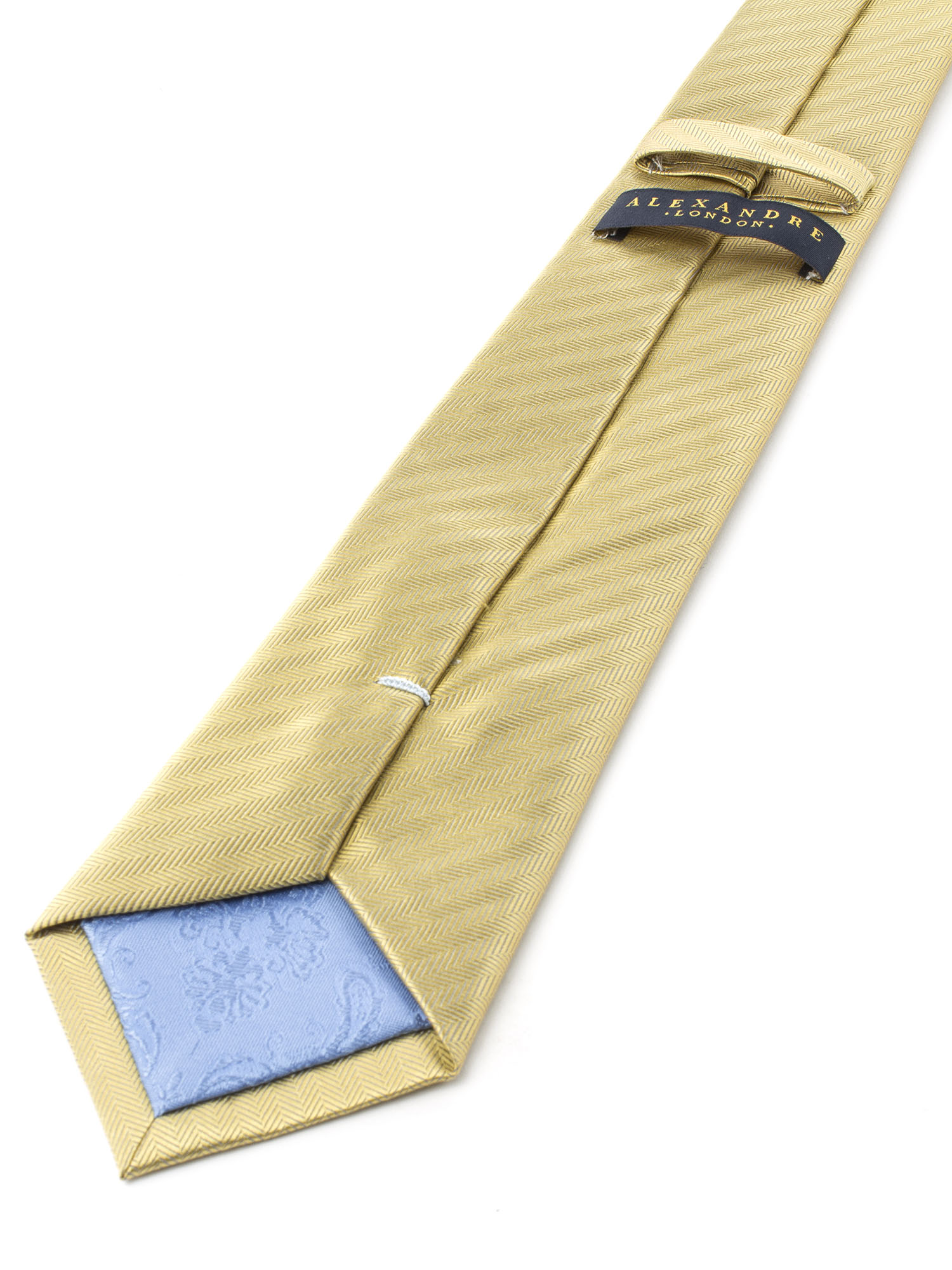 Textured Gold Silk Tie