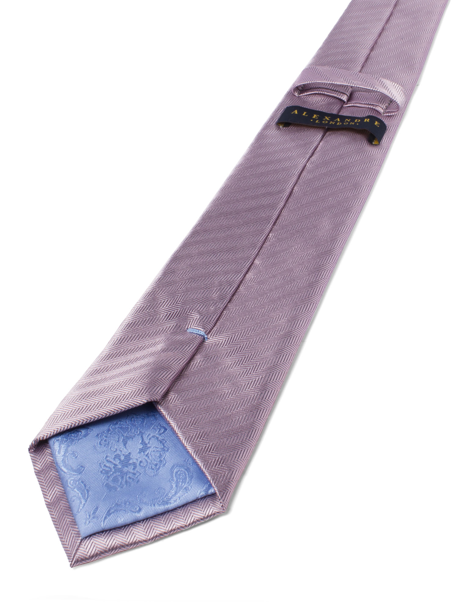 Textured Pink Silk Tie