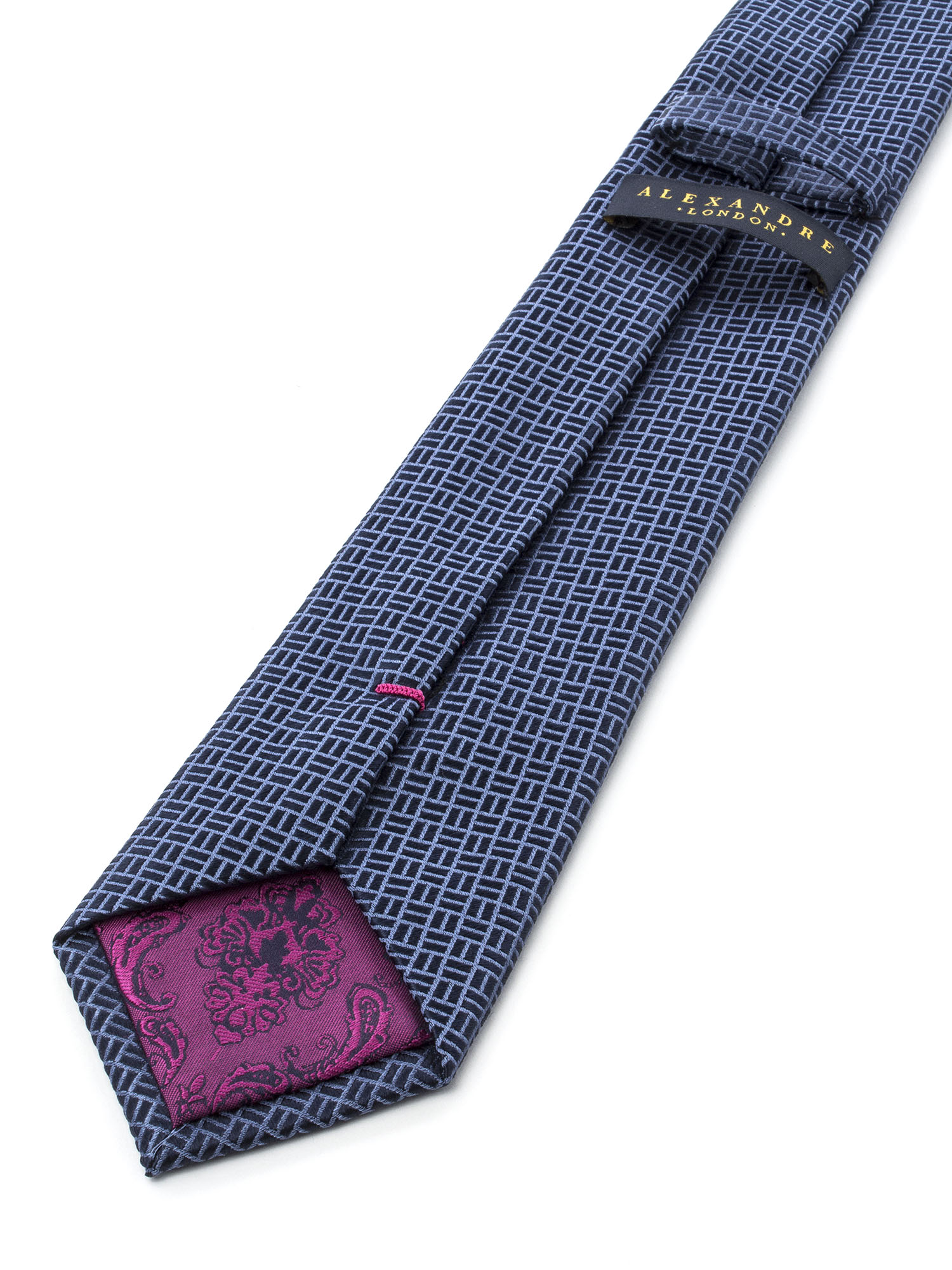 Navy Patio Silk Tie