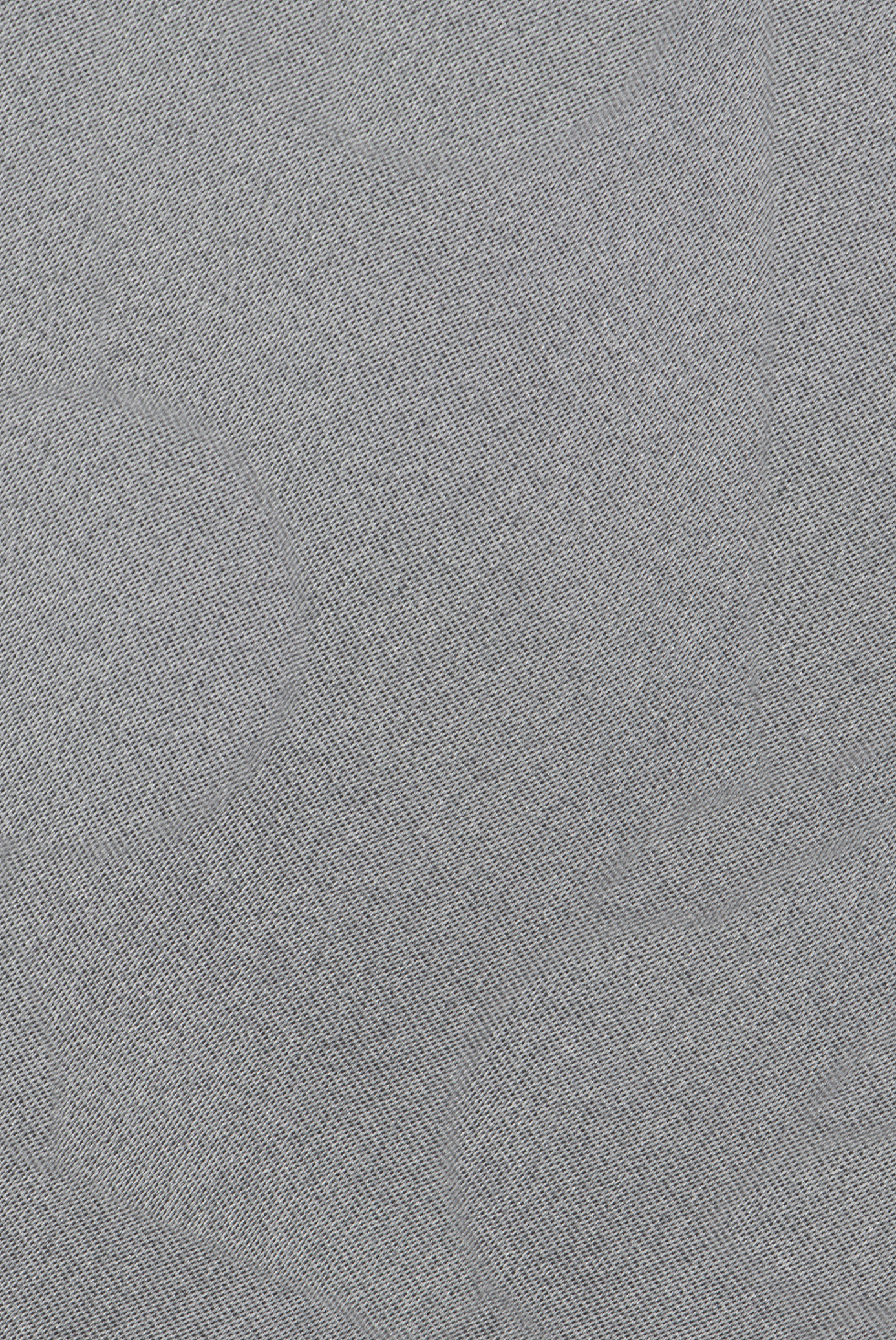 Grey Plain Sateen Tie