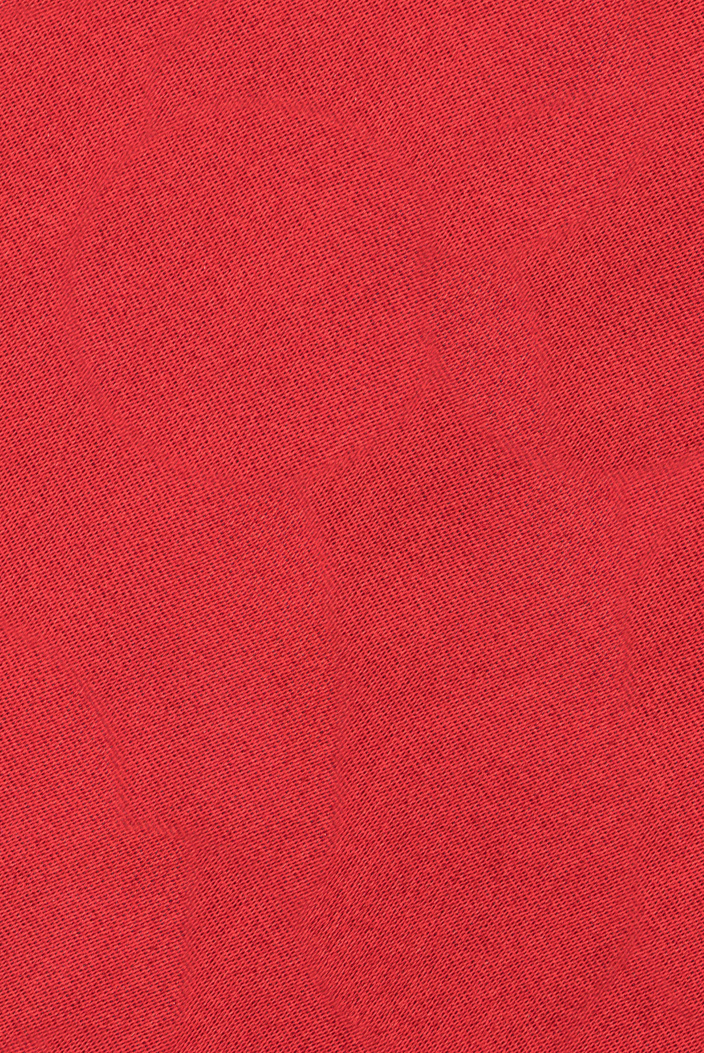 Red Plain Sateen Tie