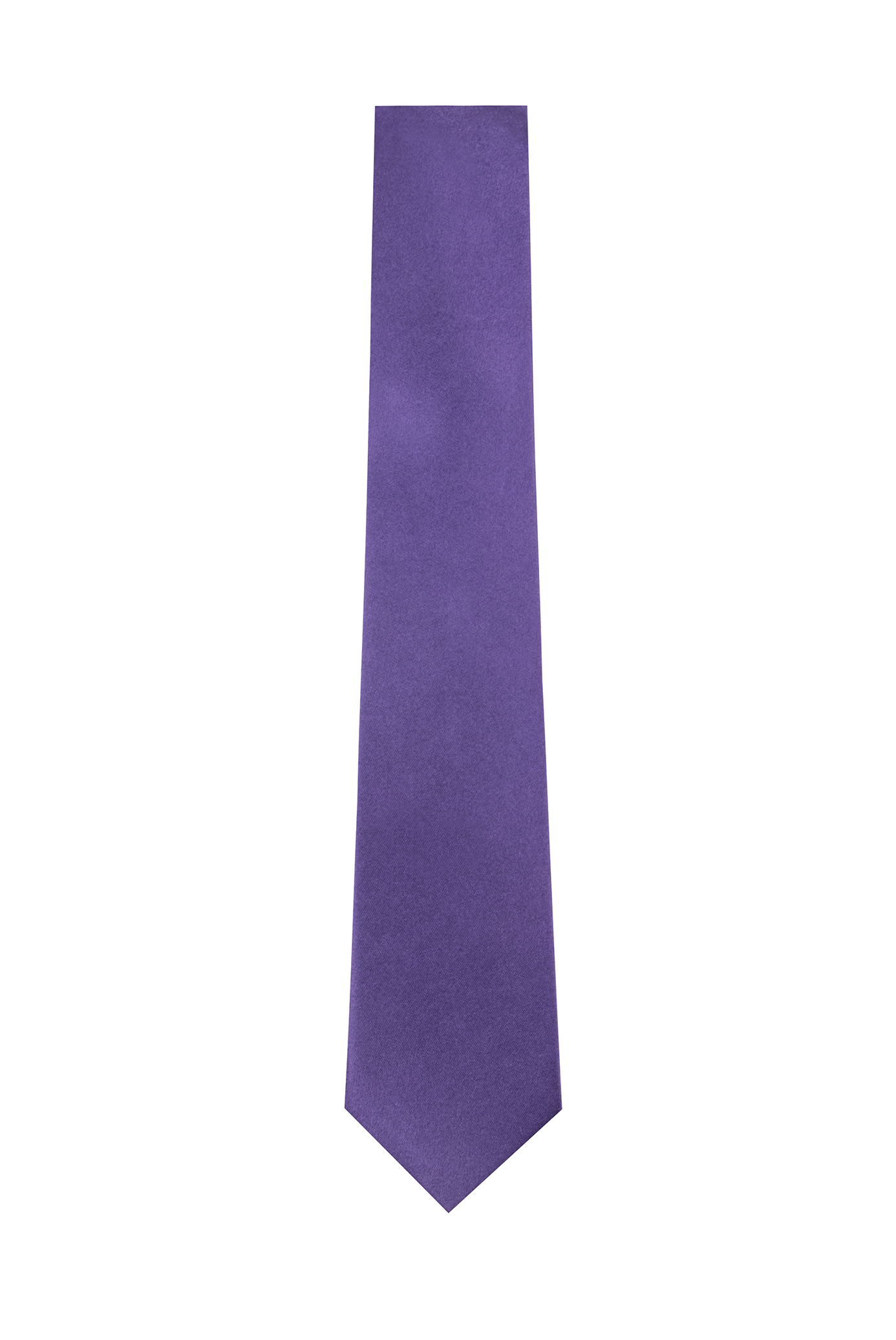 Lilac Plain Sateen Tie