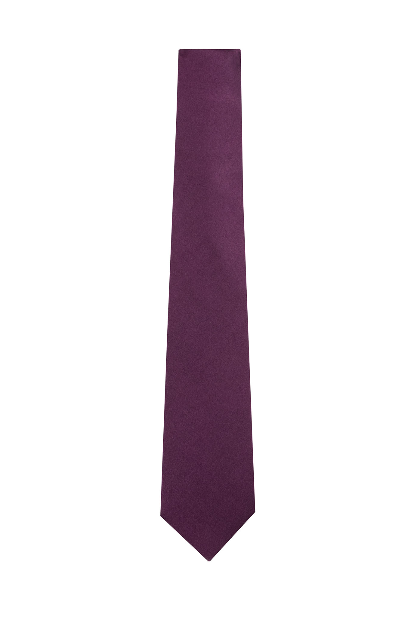 Purple Plain Sateen Tie