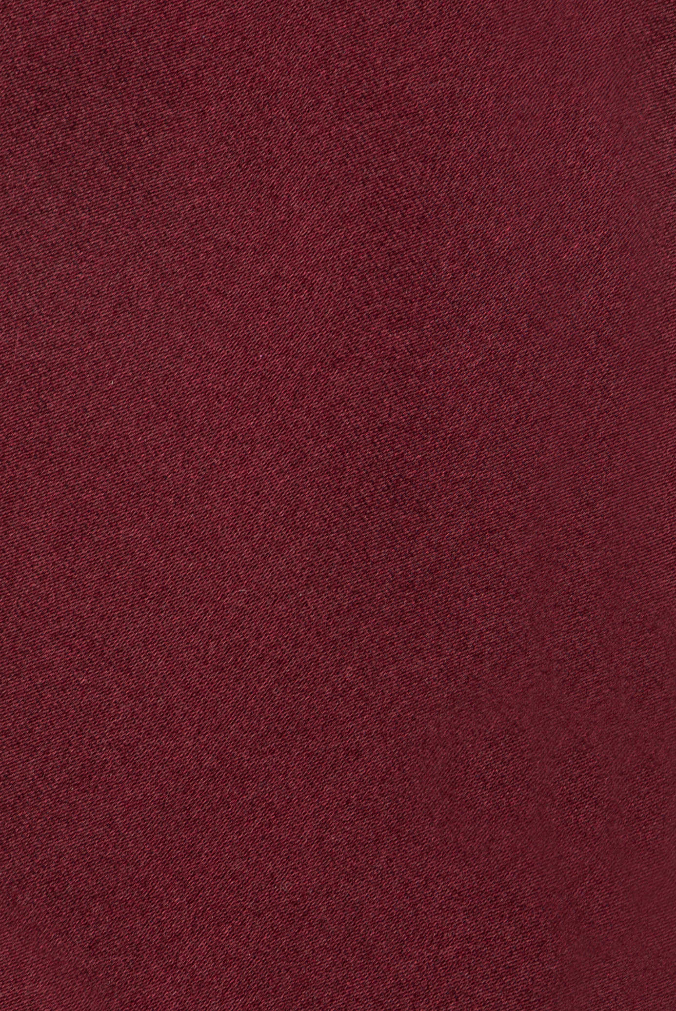 Wine Plain Sateen Tie