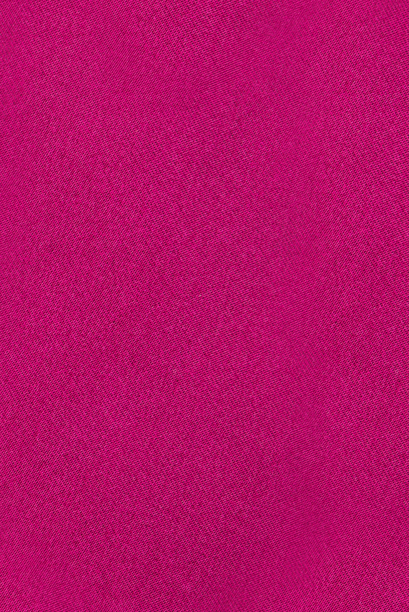 Fuchsia Plain Sateen Tie