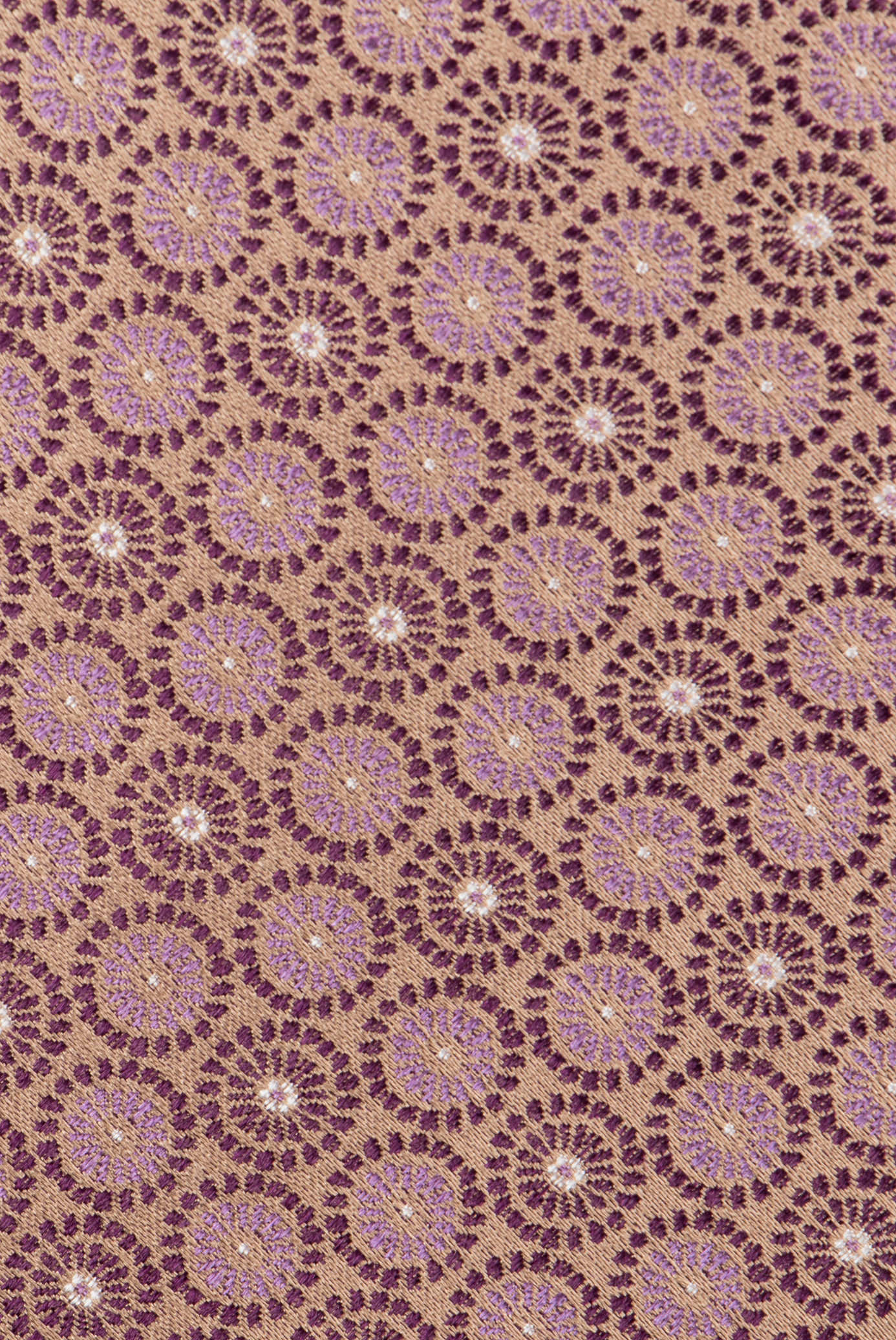 Purple Wheels Silk Tie