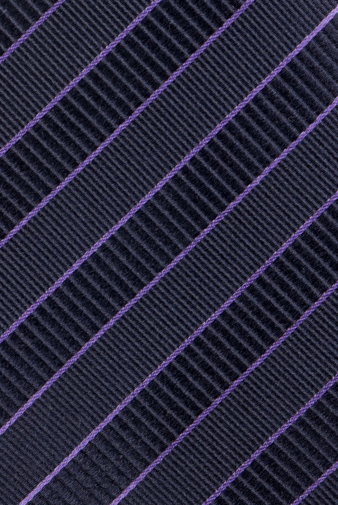 Purple Ladder Stripe Silk Tie