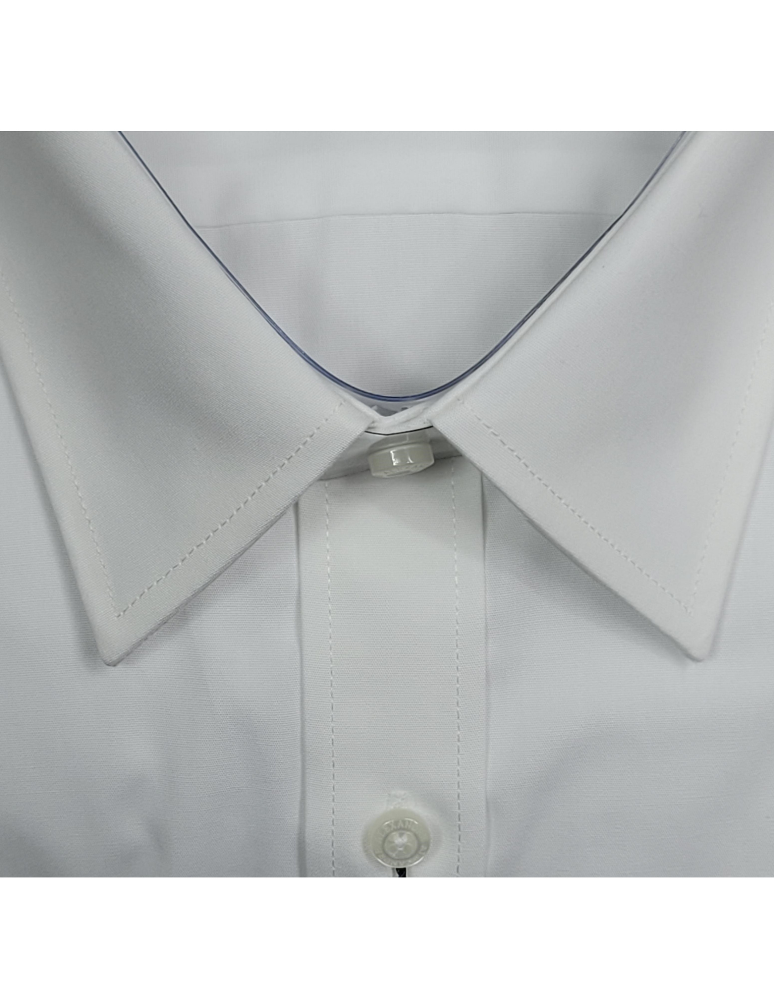 WHITE POPLIN DOUBLE CUFF SHIRT