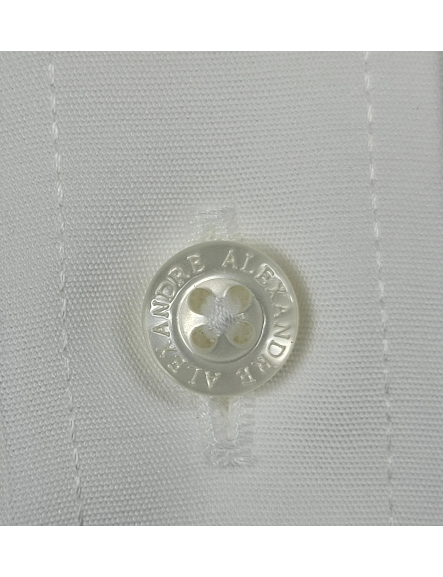 WHITE POPLIN DOUBLE CUFF SHIRT
