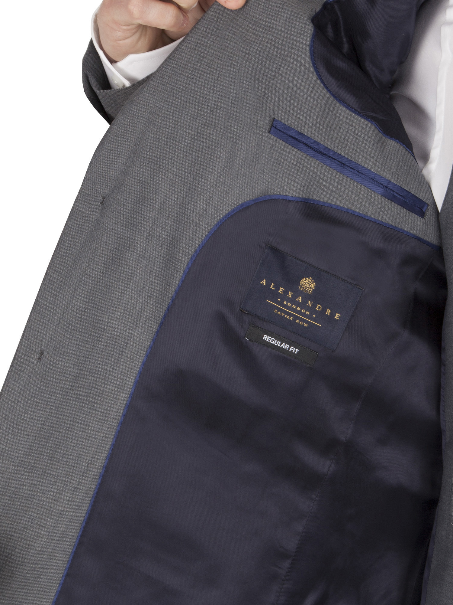 Grey Panama Regular Fit Mixer Jacket