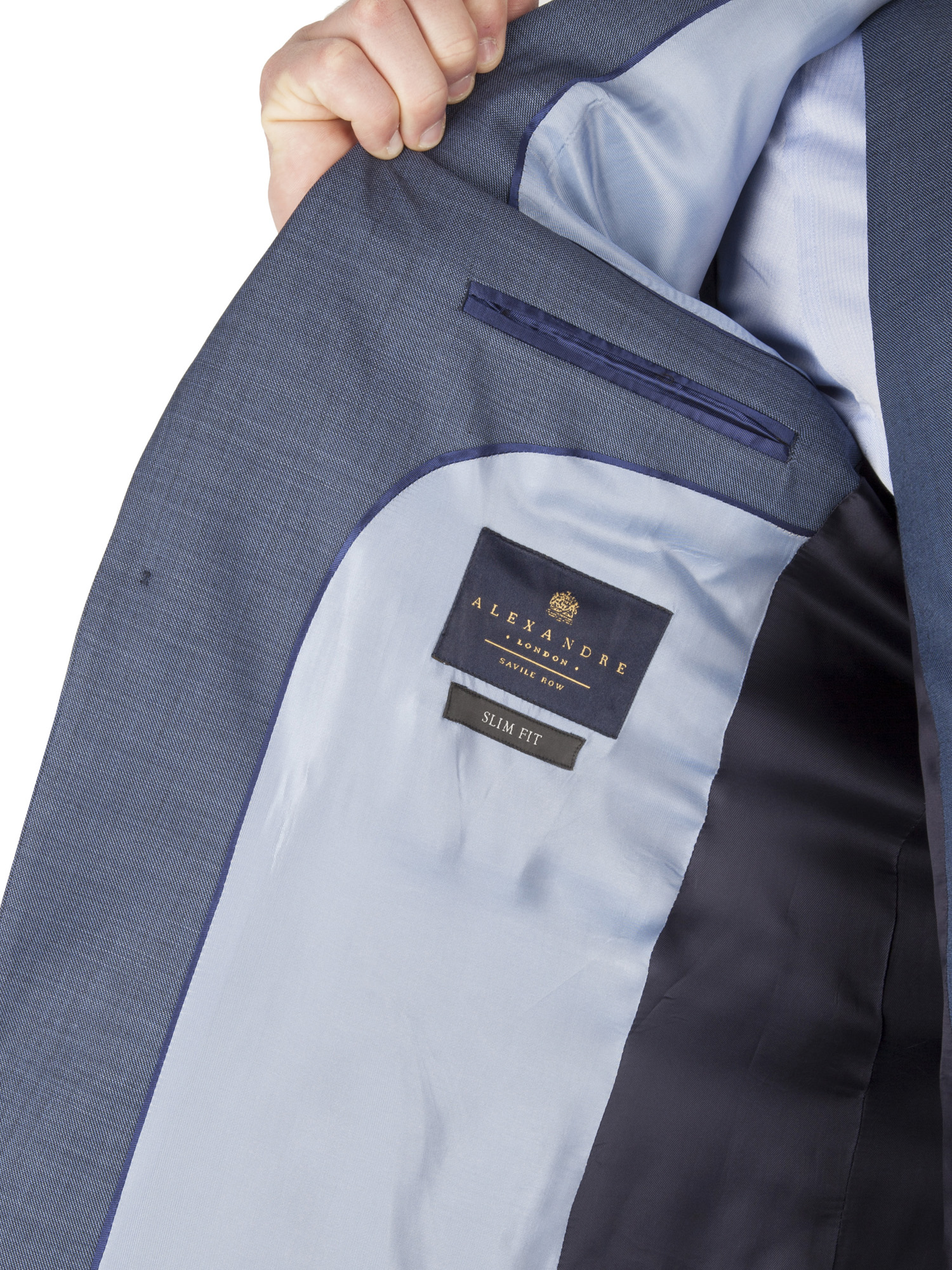 Blue Pick & Pick Slim Fit Mixer Jacket