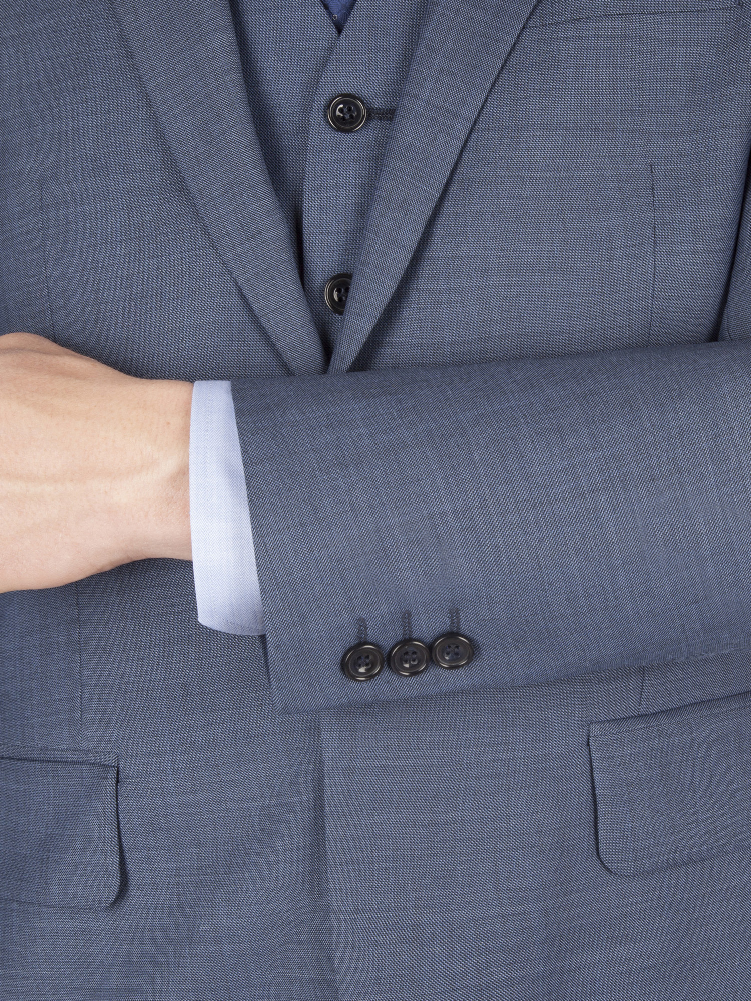 Blue Pick & Pick Slim Fit Mixer Jacket