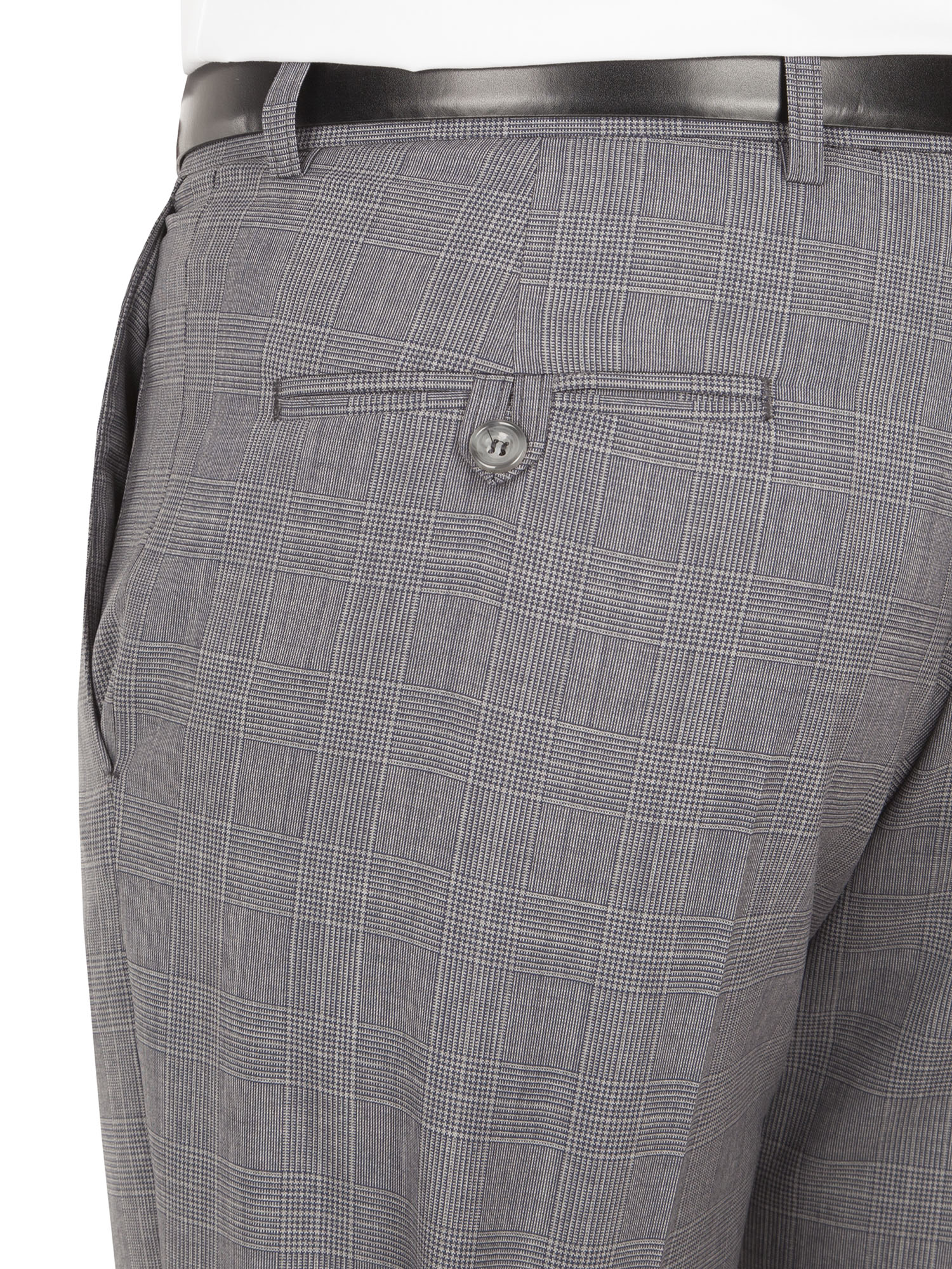 Grey Check Regular Fit Suit