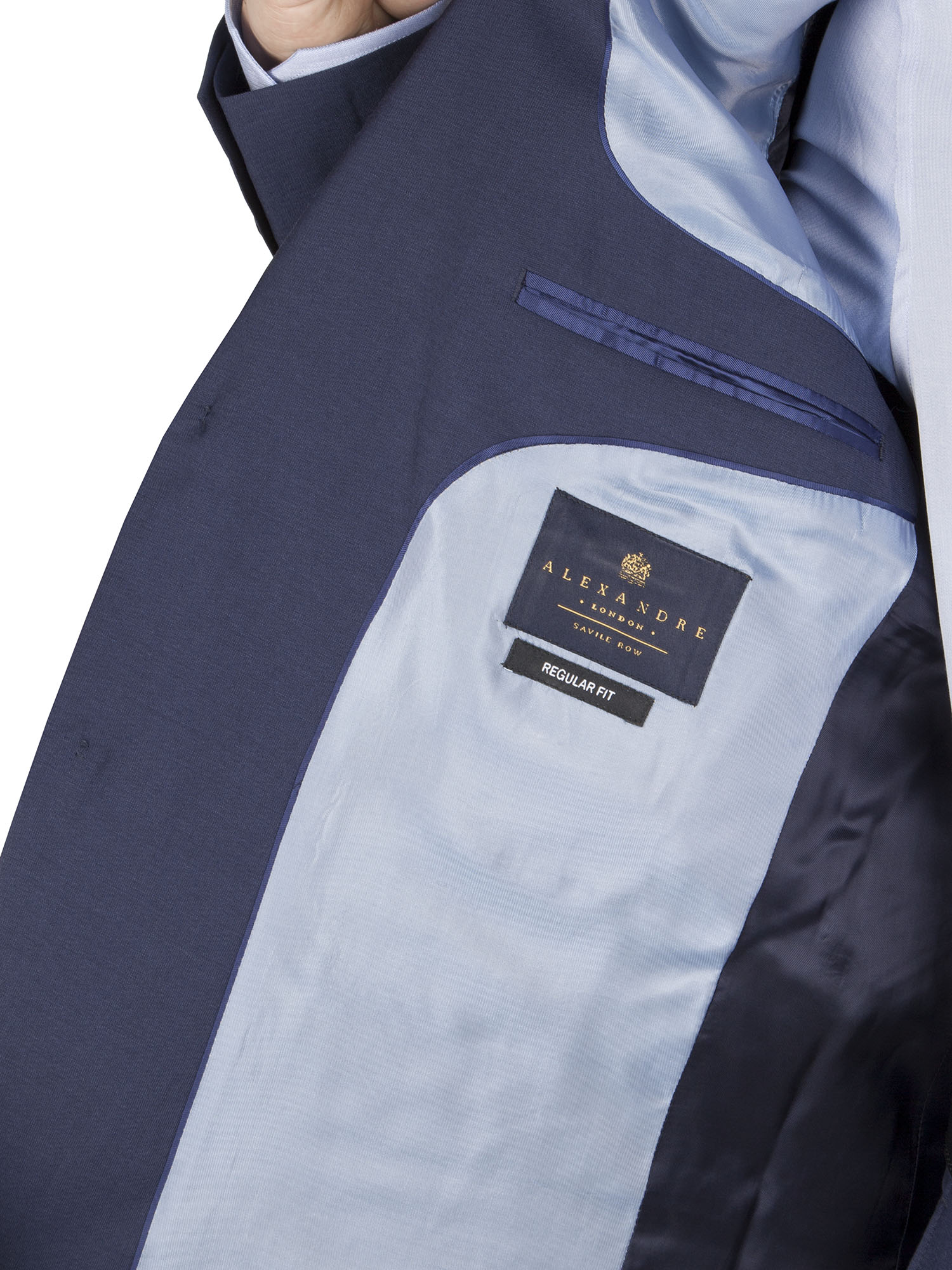 Blue Panama Regular Fit Suit