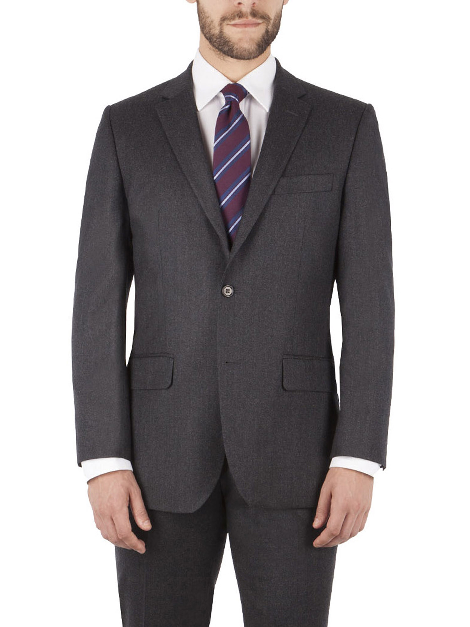 Grey Flannel Regular Fit Suit