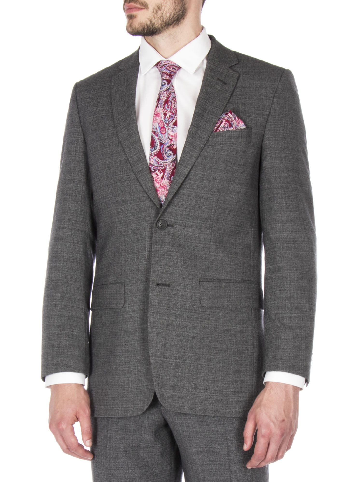 Grey Jaspe Tailored Fit Suit