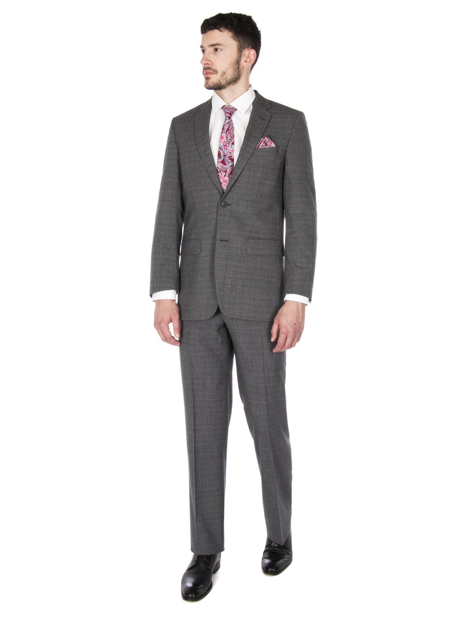 Grey Jaspe Tailored Fit Suit