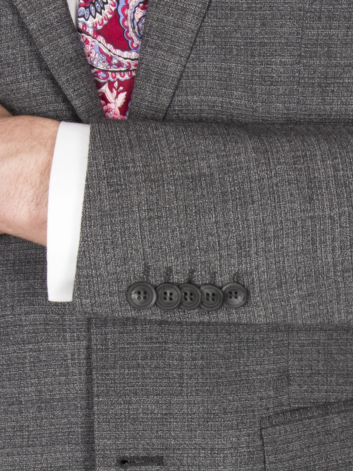 Grey Jaspe Tailored Fit Suit
