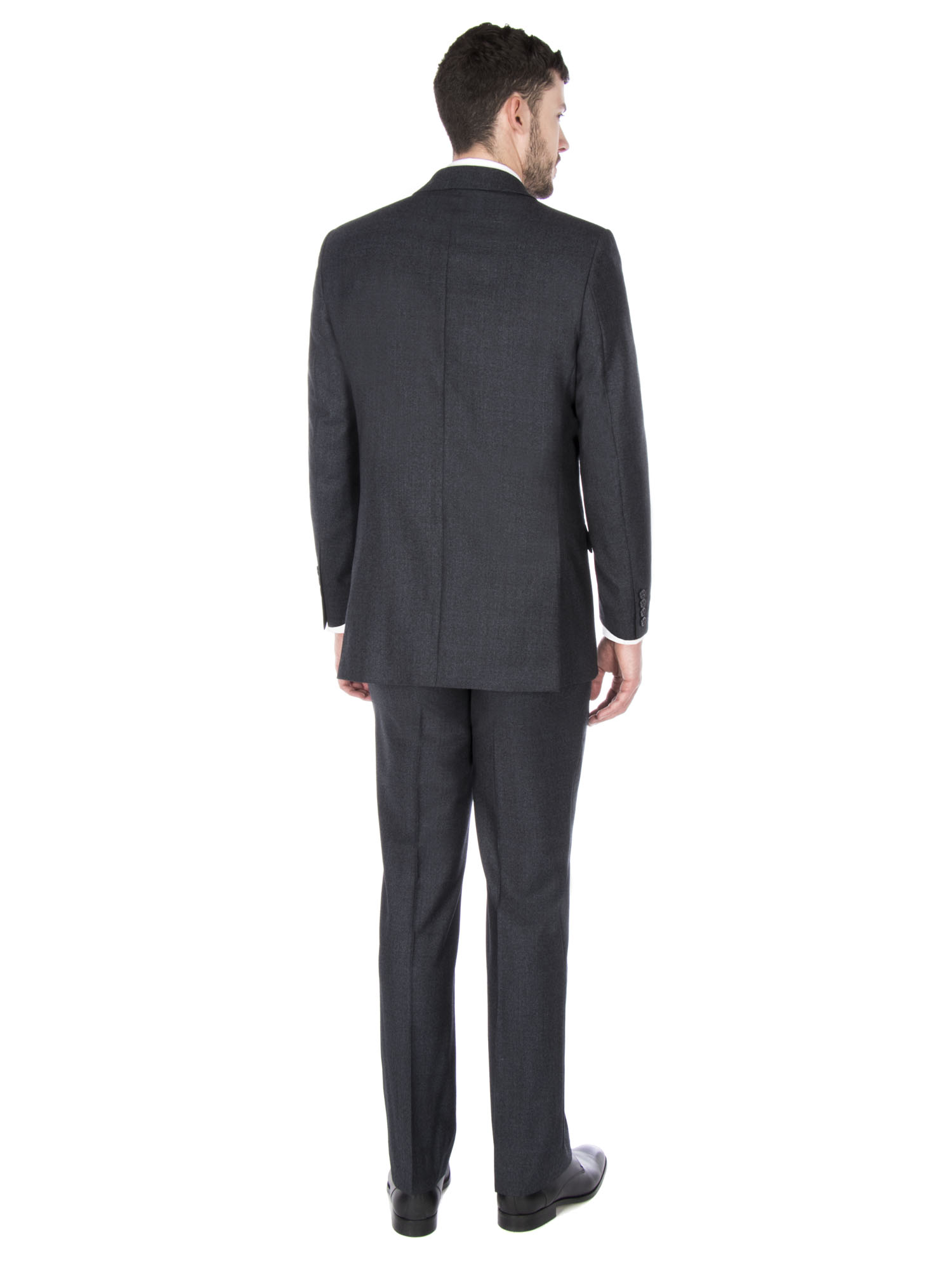 Navy Charcoal Check Regular Fit Suit