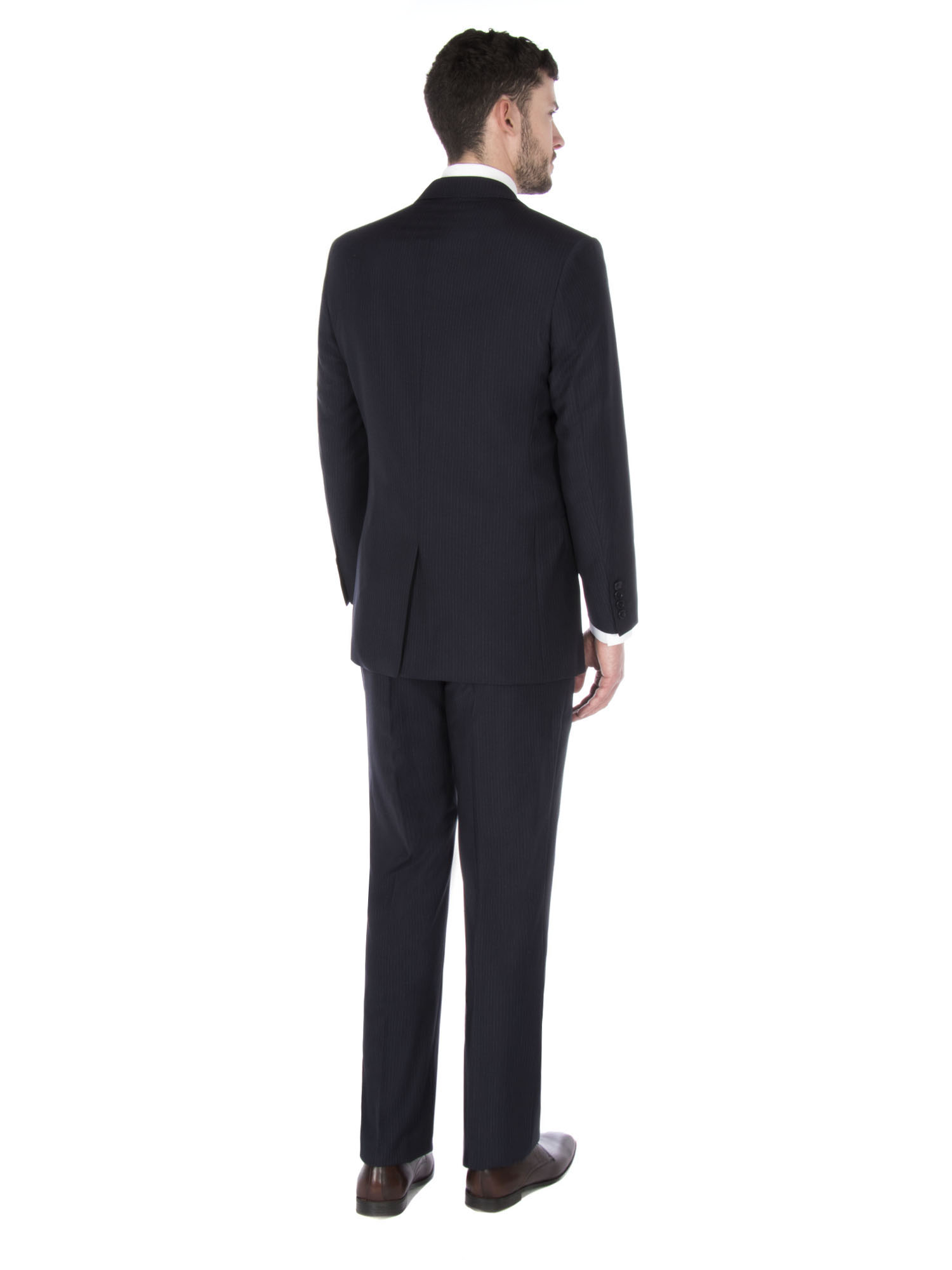Navy Stripe Regular Fit Suit
