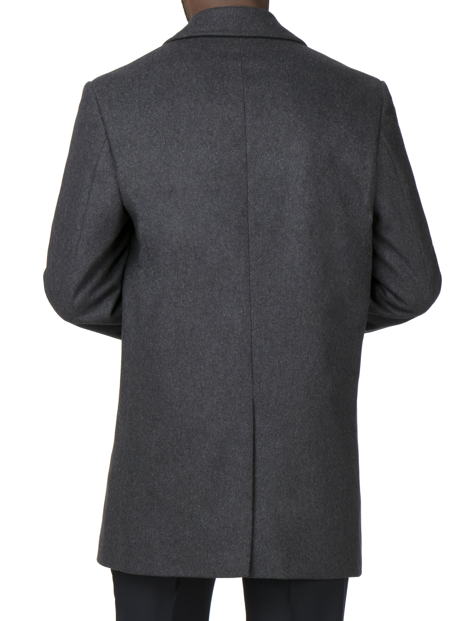 Charcoal Melton Car Coat