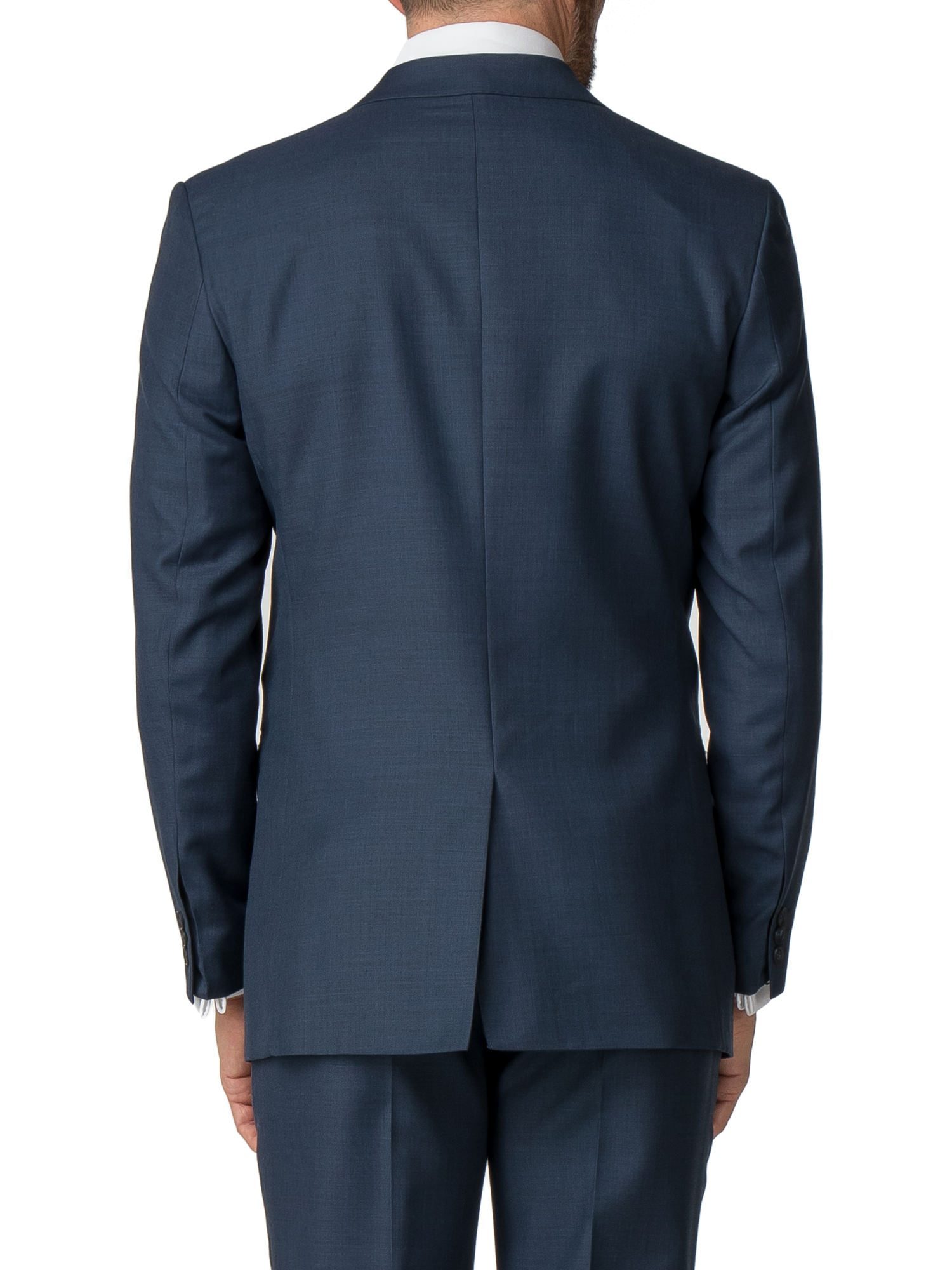 Blue Pick and Pick Regular Fit Trouser