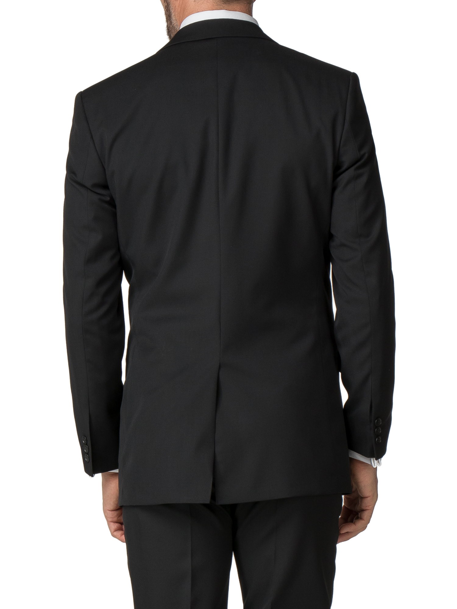 Black Twill Regular Fit Mixer Jacket