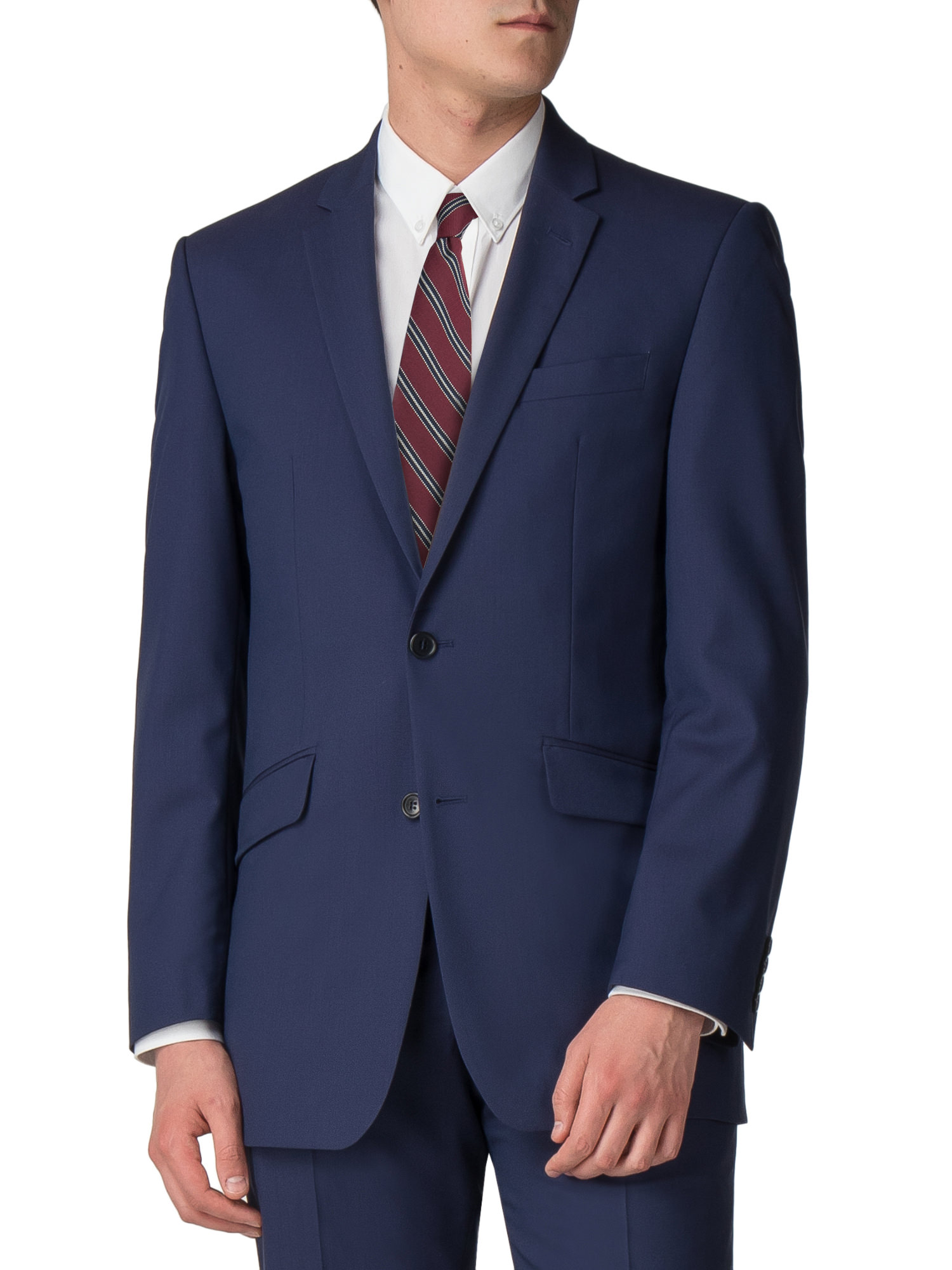 Blue Panama Tailored Fit Suit