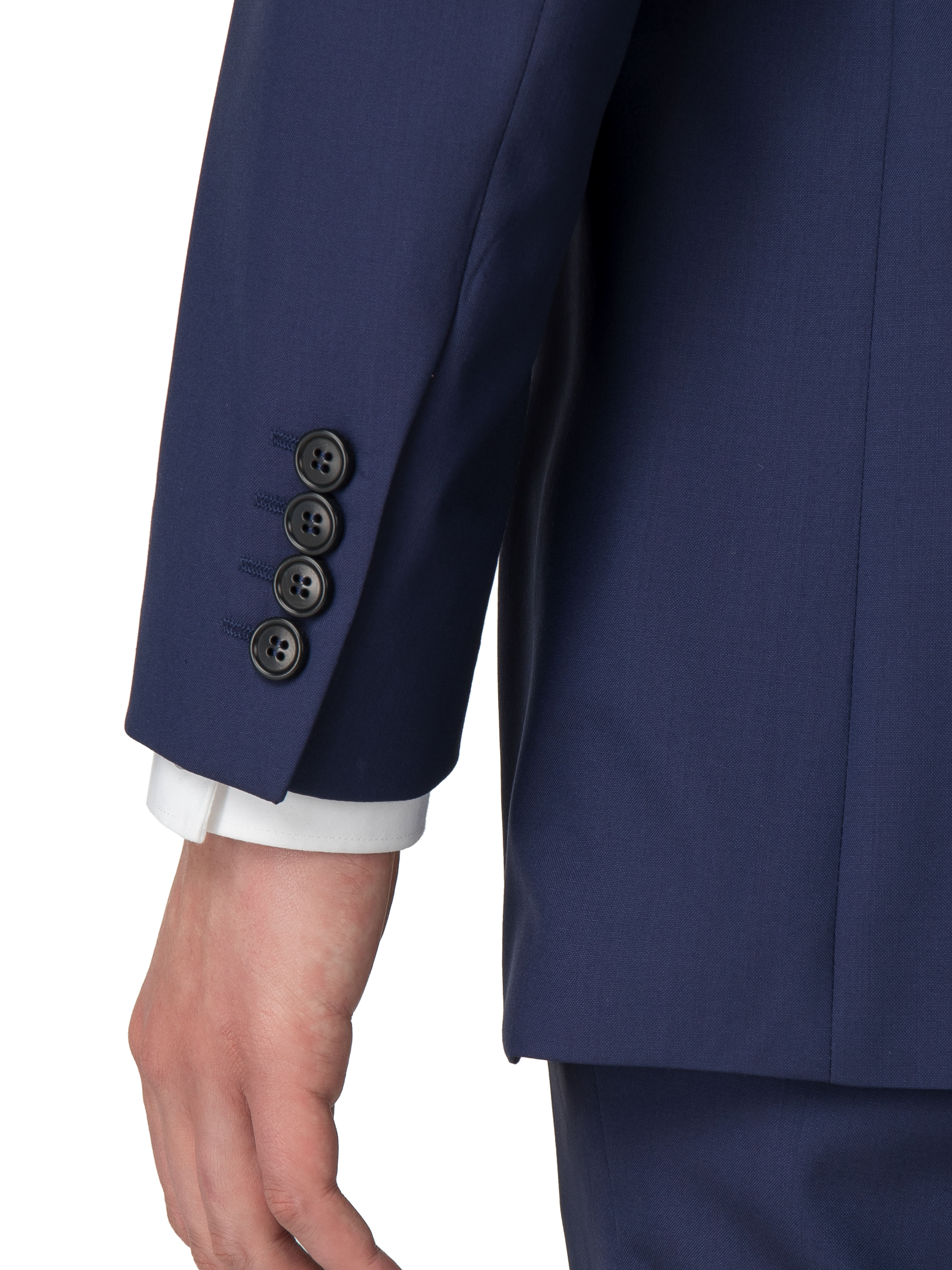 Blue Panama Tailored Fit Suit
