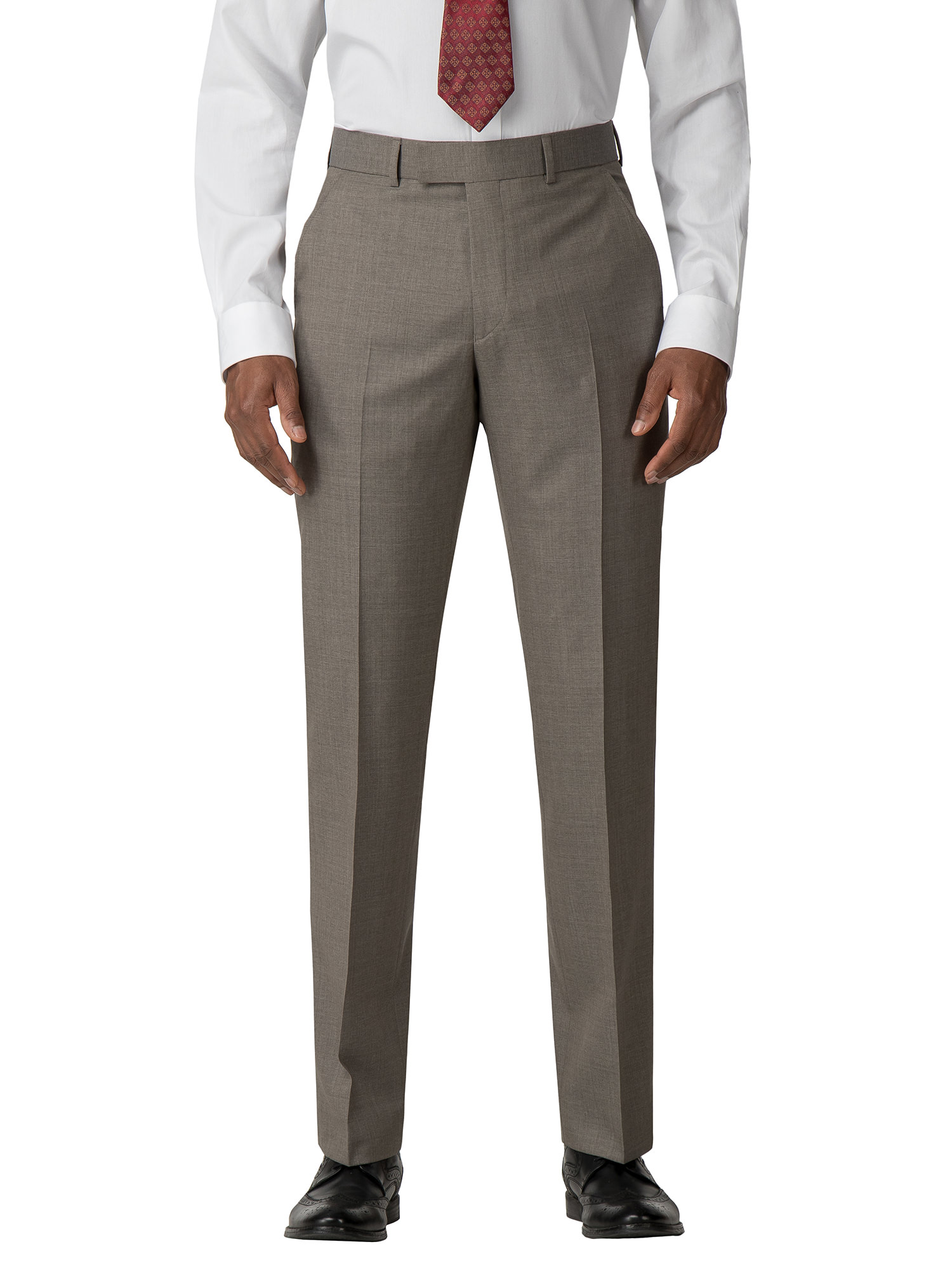 Taupe Panama Regular Fit Suit