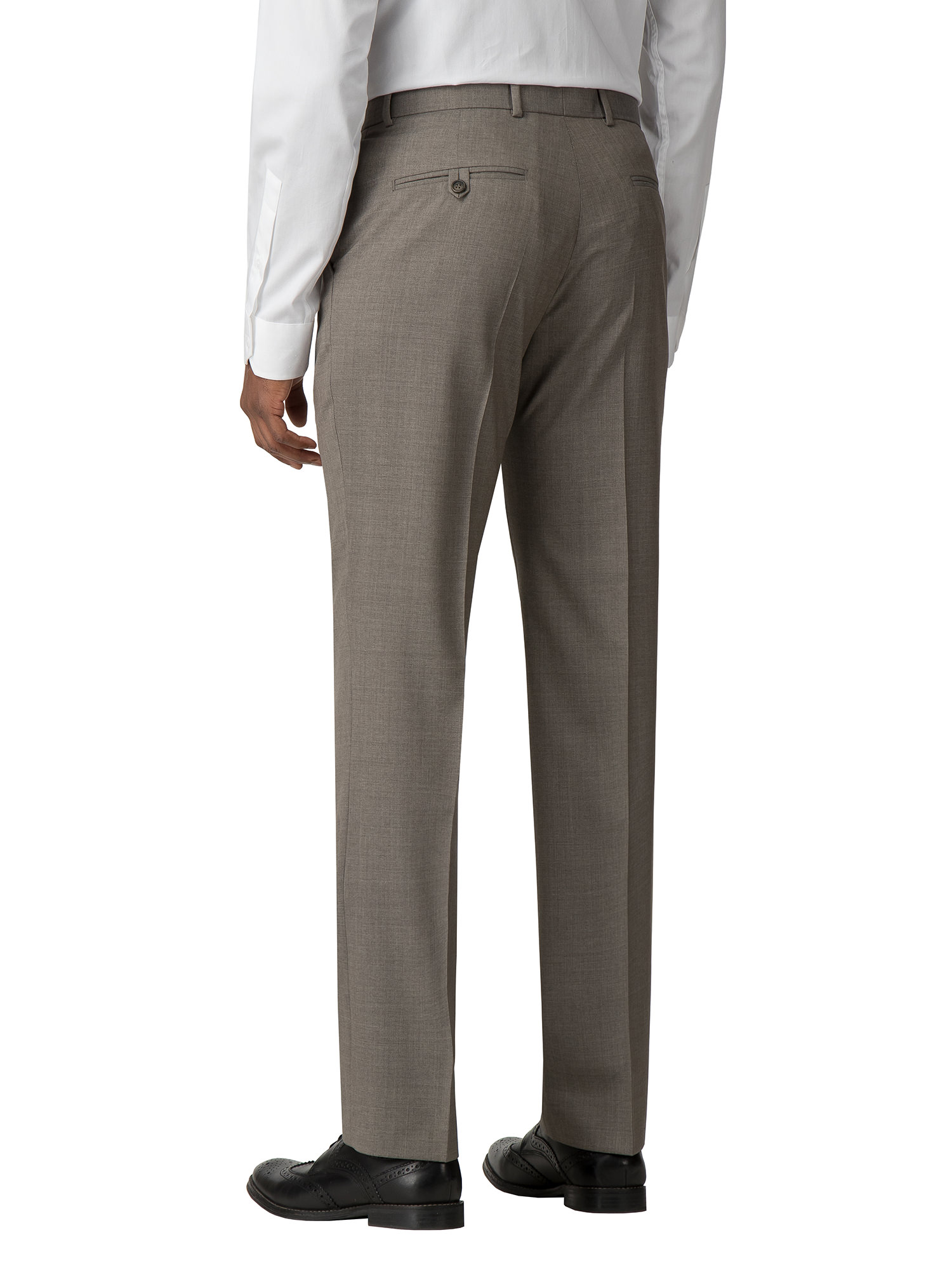 Taupe Panama Regular Fit Suit