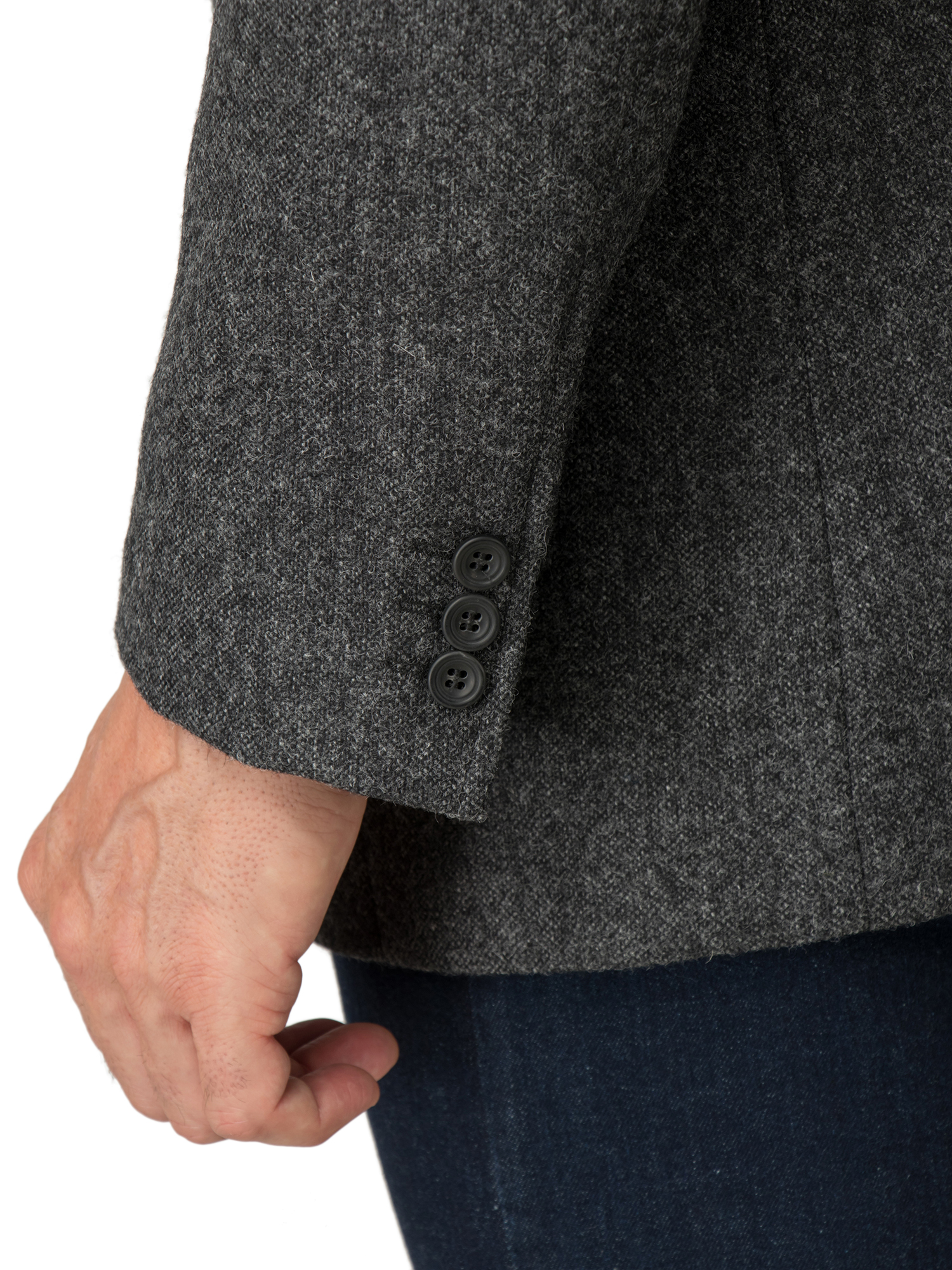 Charcoal Donegal Regular Fit Sports Jacket