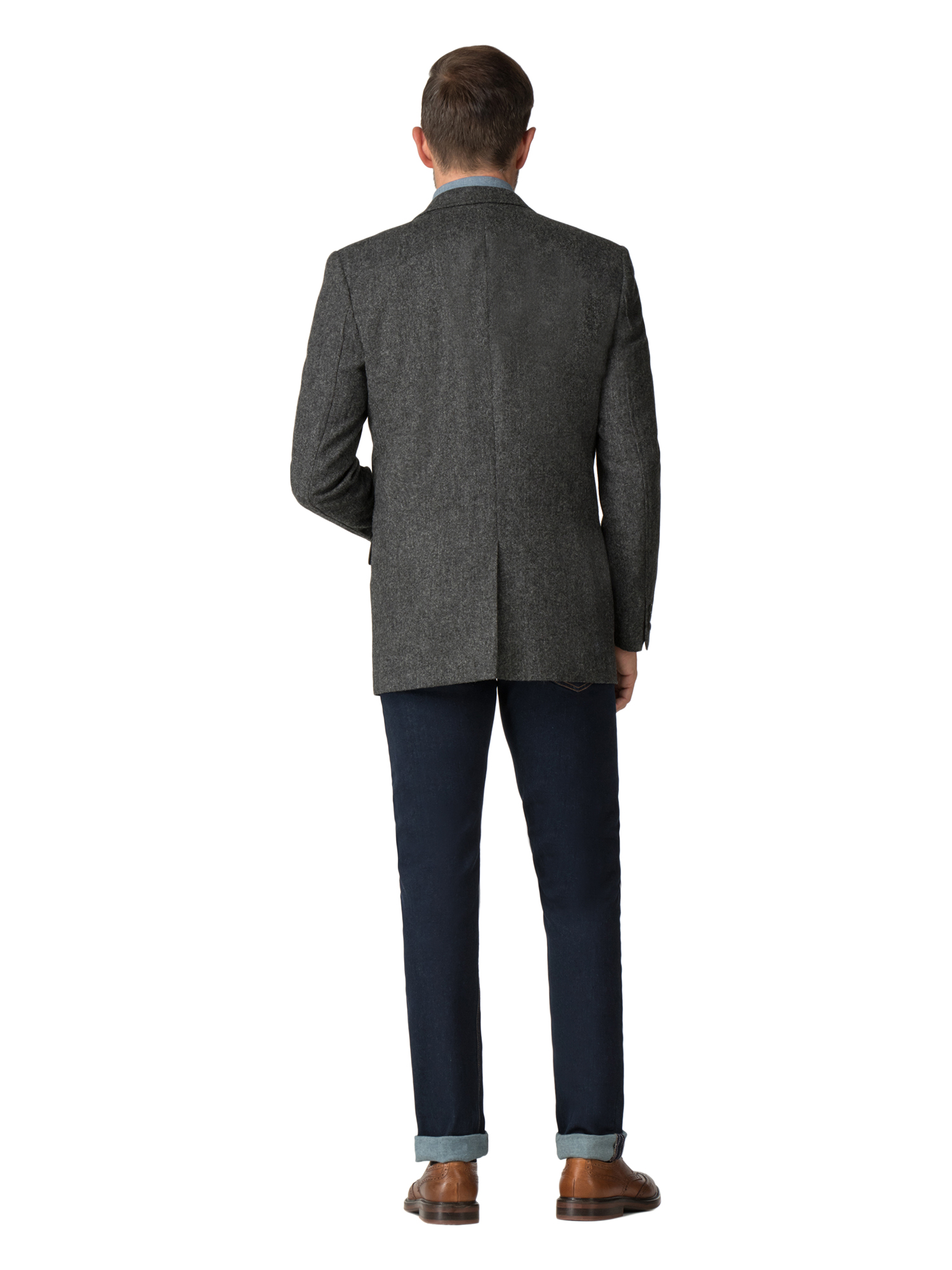 Charcoal Donegal Regular Fit Sports Jacket