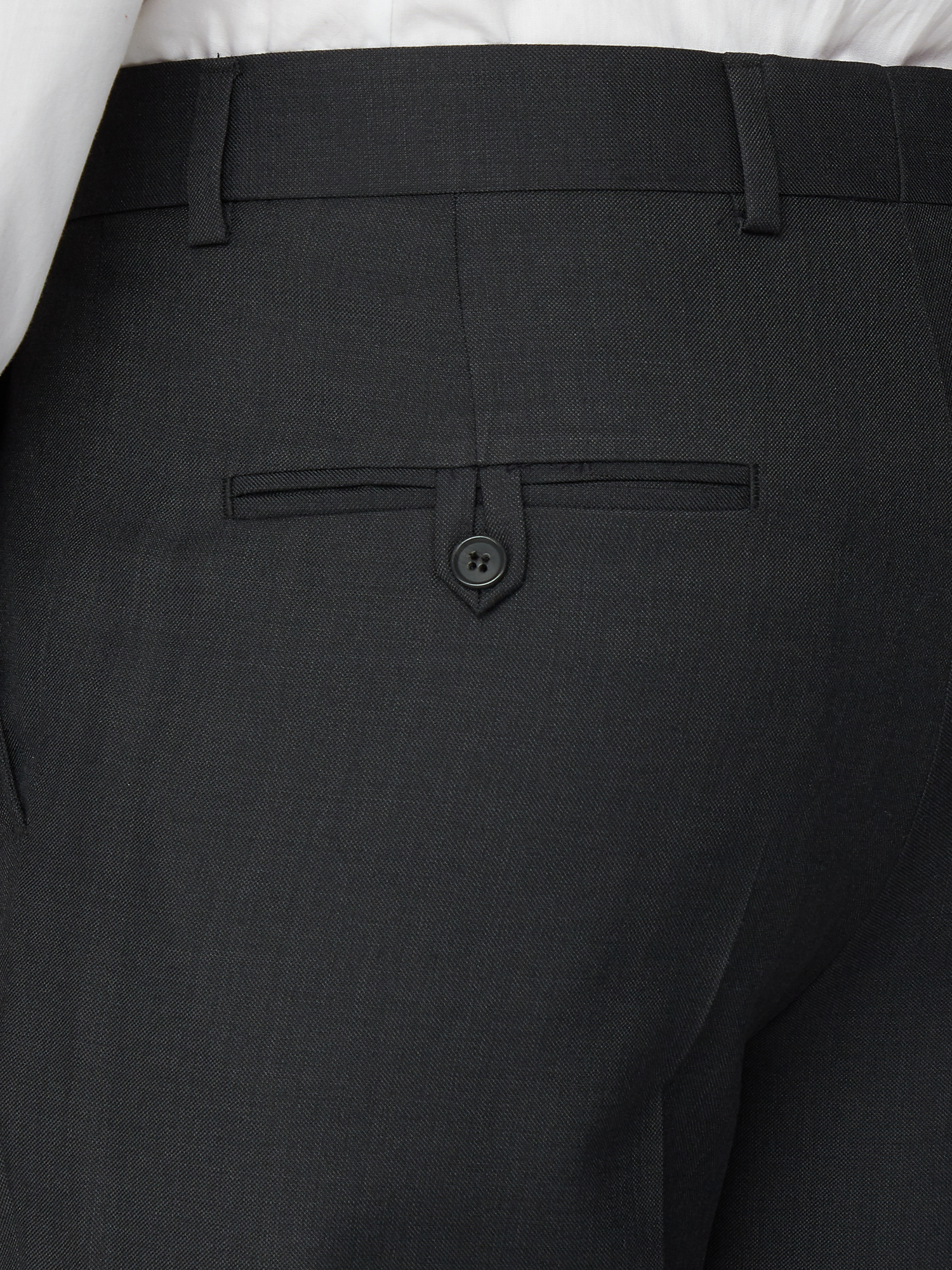 Charcoal Pick and Pick Regular Fit Mixer Trouser