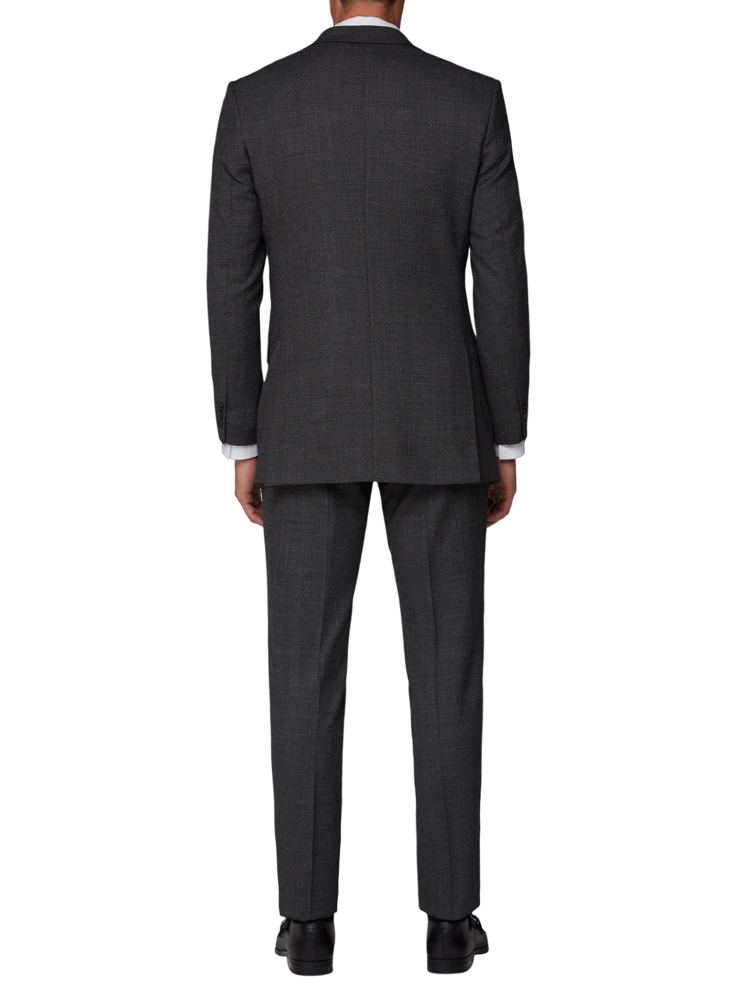Charcoal Pick and Pick Regular Fit Suit