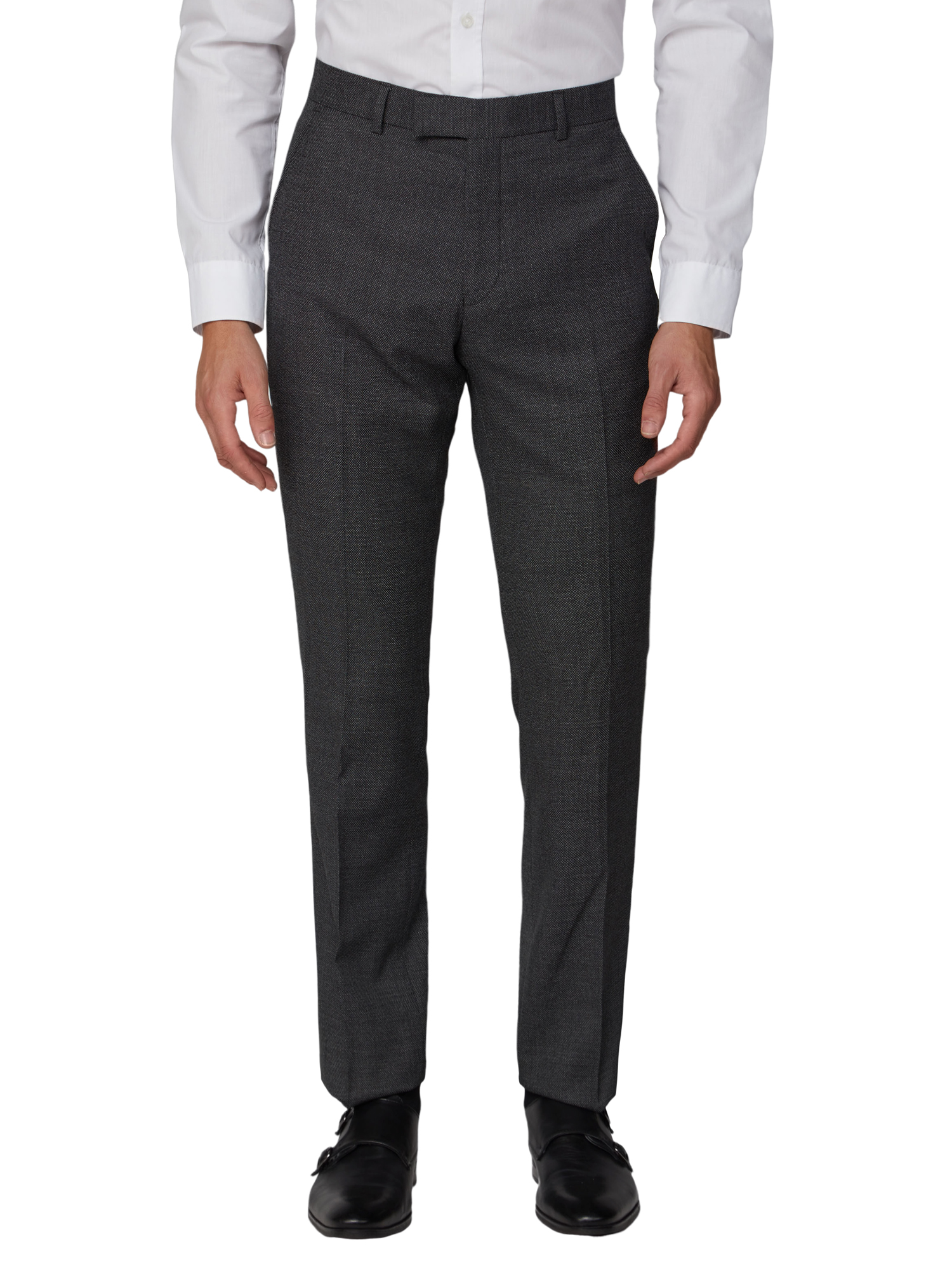 Charcoal Pick and Pick Regular Fit Suit