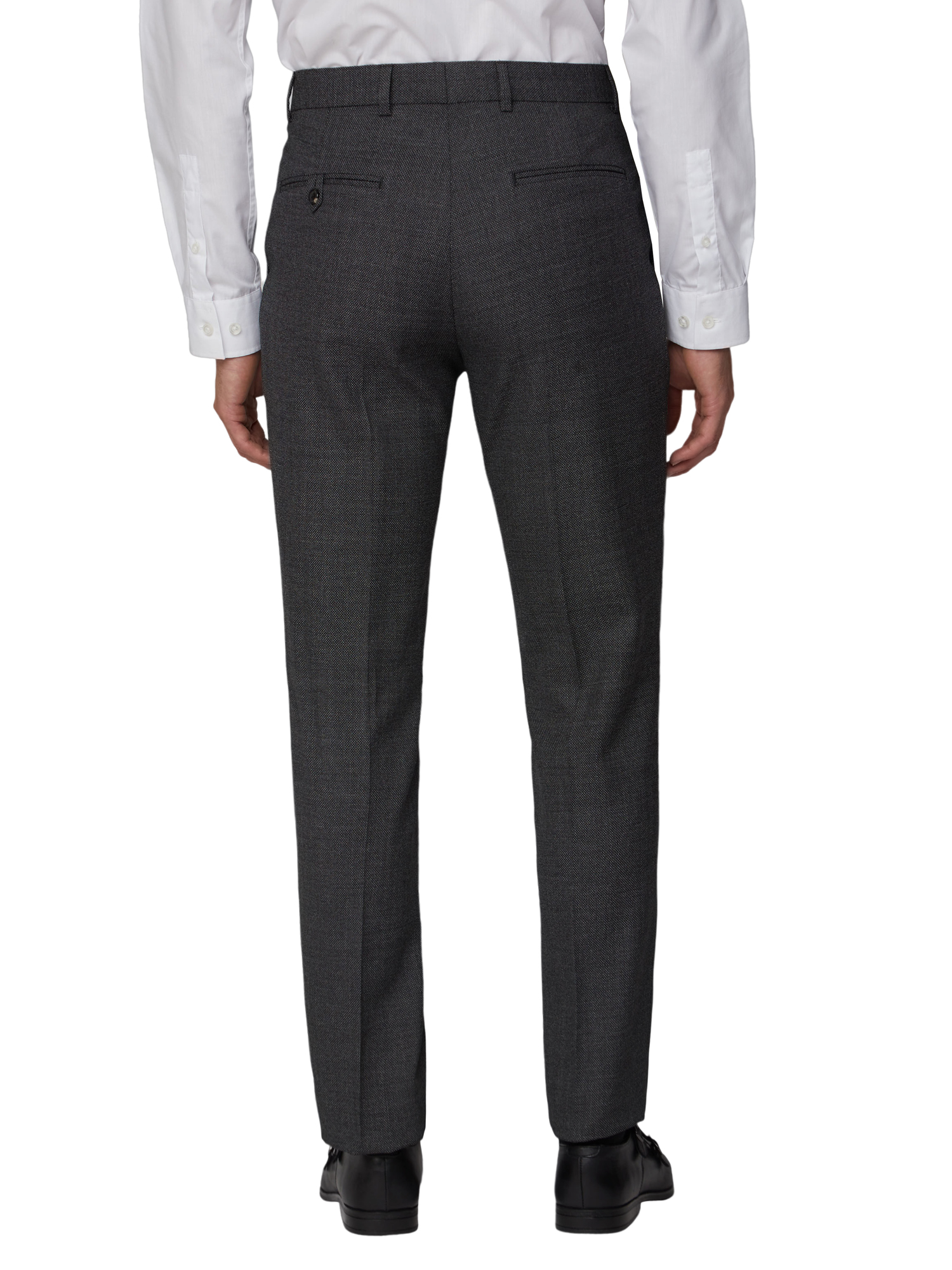 Charcoal Pick and Pick Regular Fit Suit