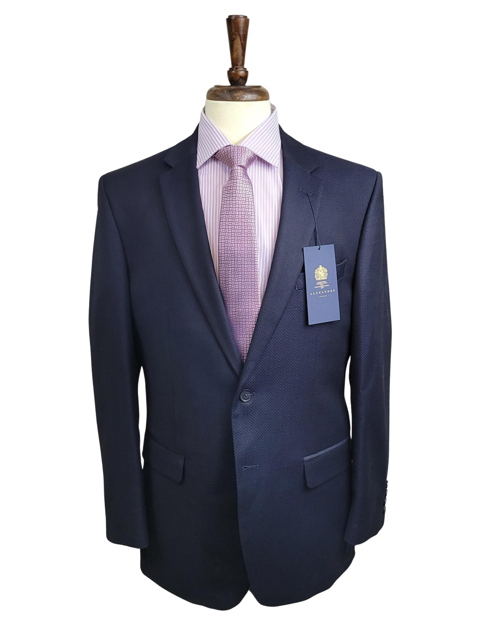 NAVY TEXTURED SB2 SUIT