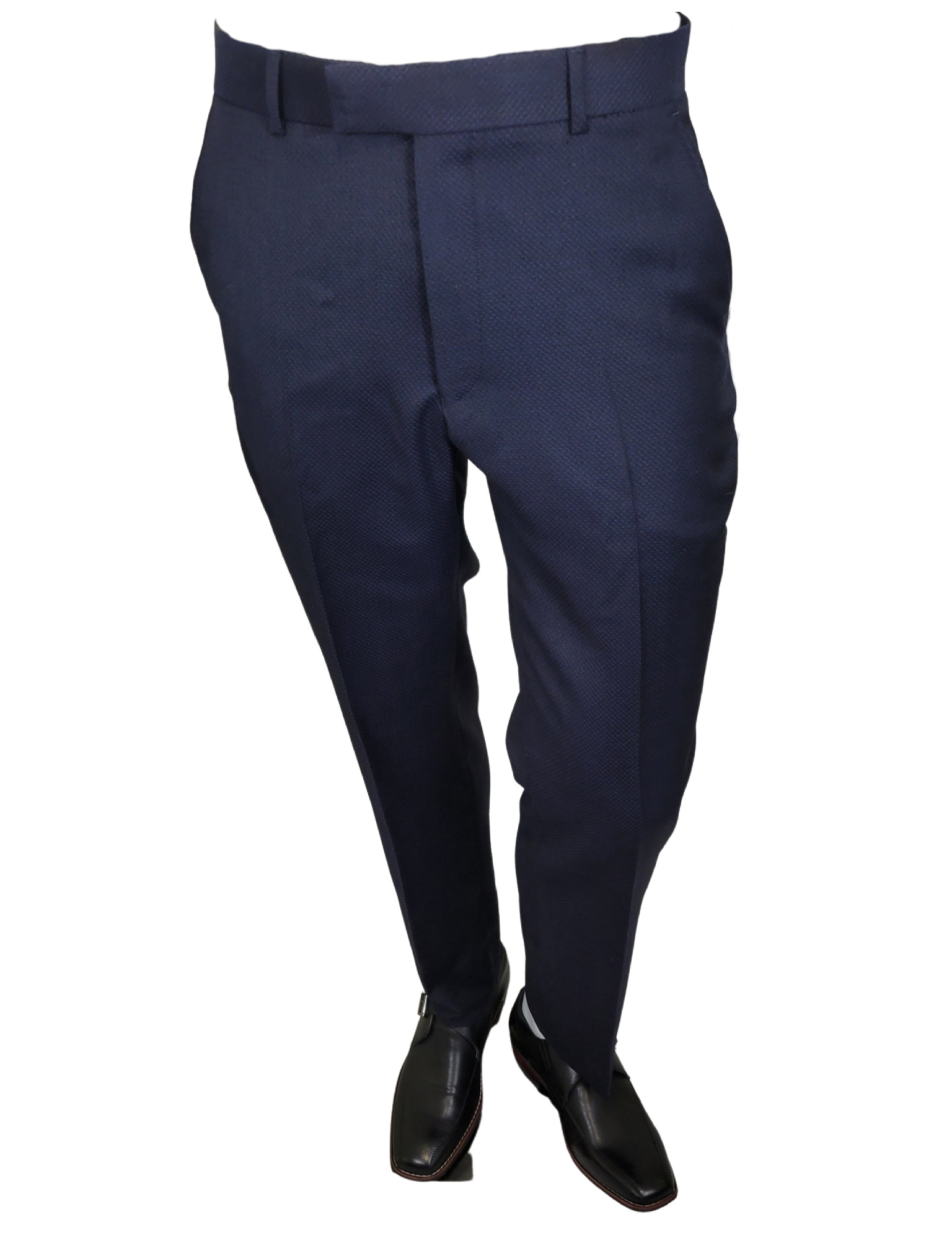 NAVY TEXTURED SB2 SUIT