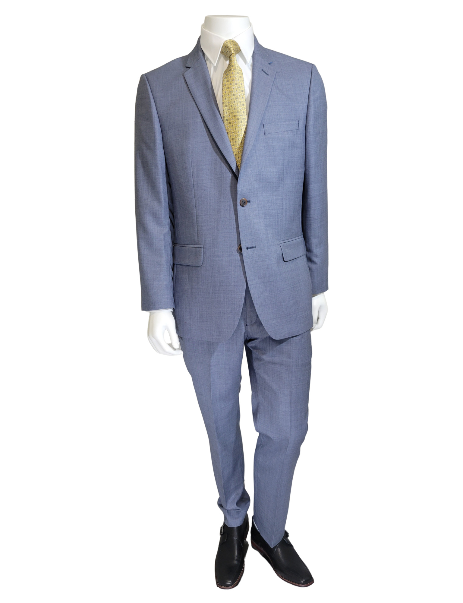 LIGHT BLUE SHARSKIN SB2 2PCE SUIT