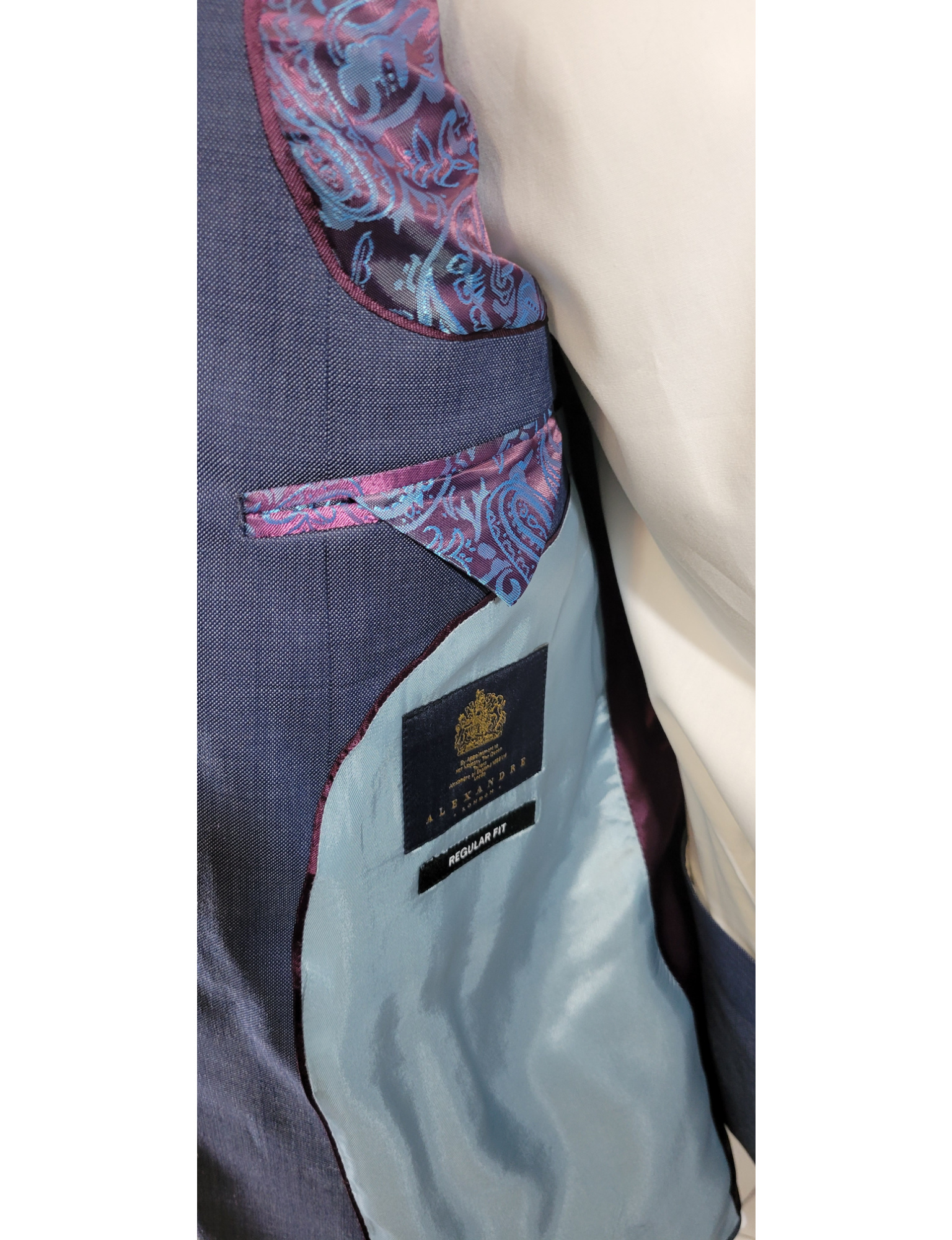 NAVY BLUE PINDOT 2 PCE SUIT