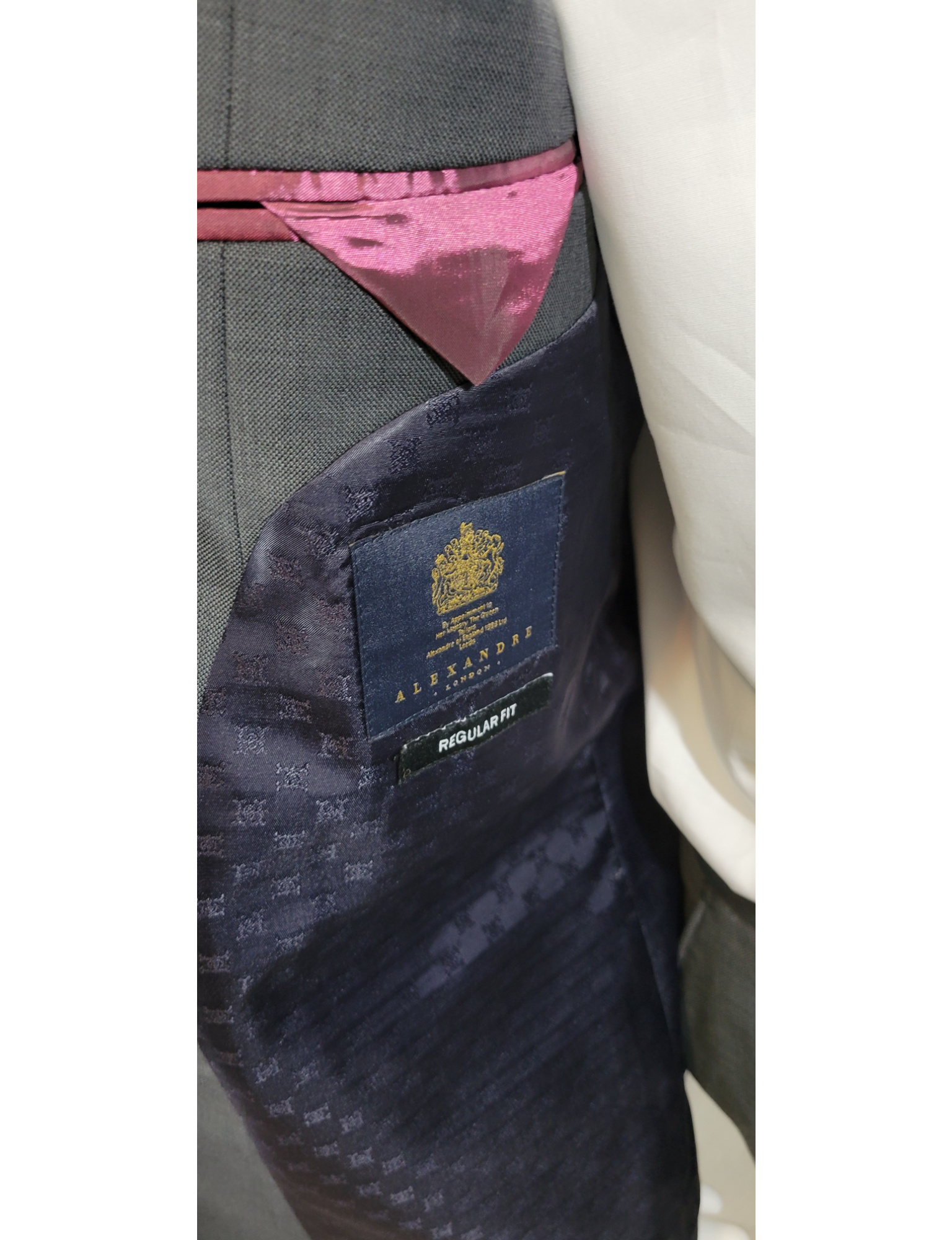 PLAIN GREY REGULAR FIT 2PCE SUIT