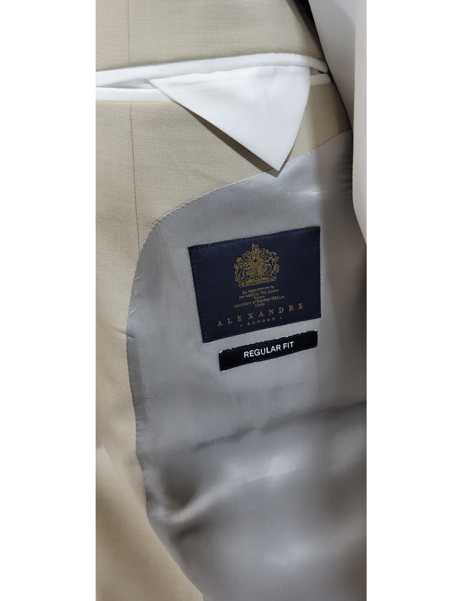 STONE TEXTURED REGULAR FIT SUIT